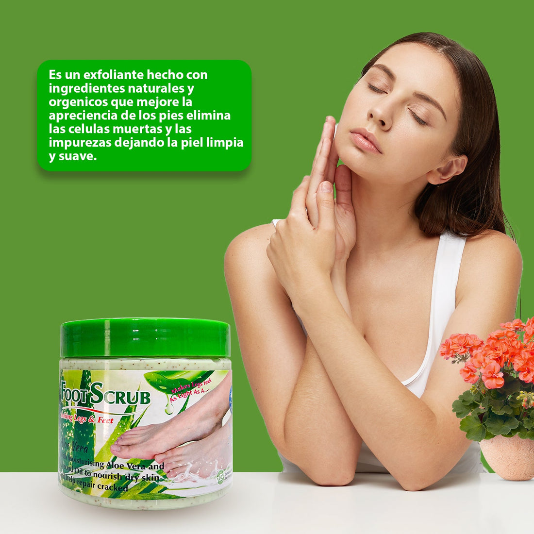 FRUIT OF THE WOKALI – EXFOLIANTE DE PIES ALOE VERA – 500ML