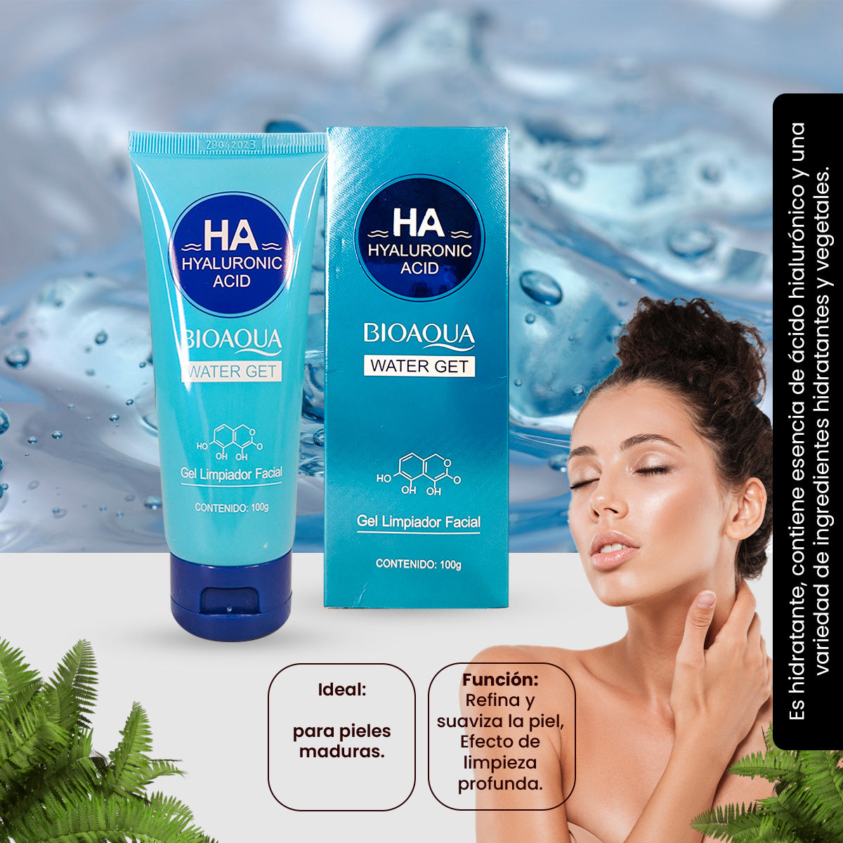 ¡liquidación! HA HYALURONIC ACID WATER GET 100g - BIOAQUA