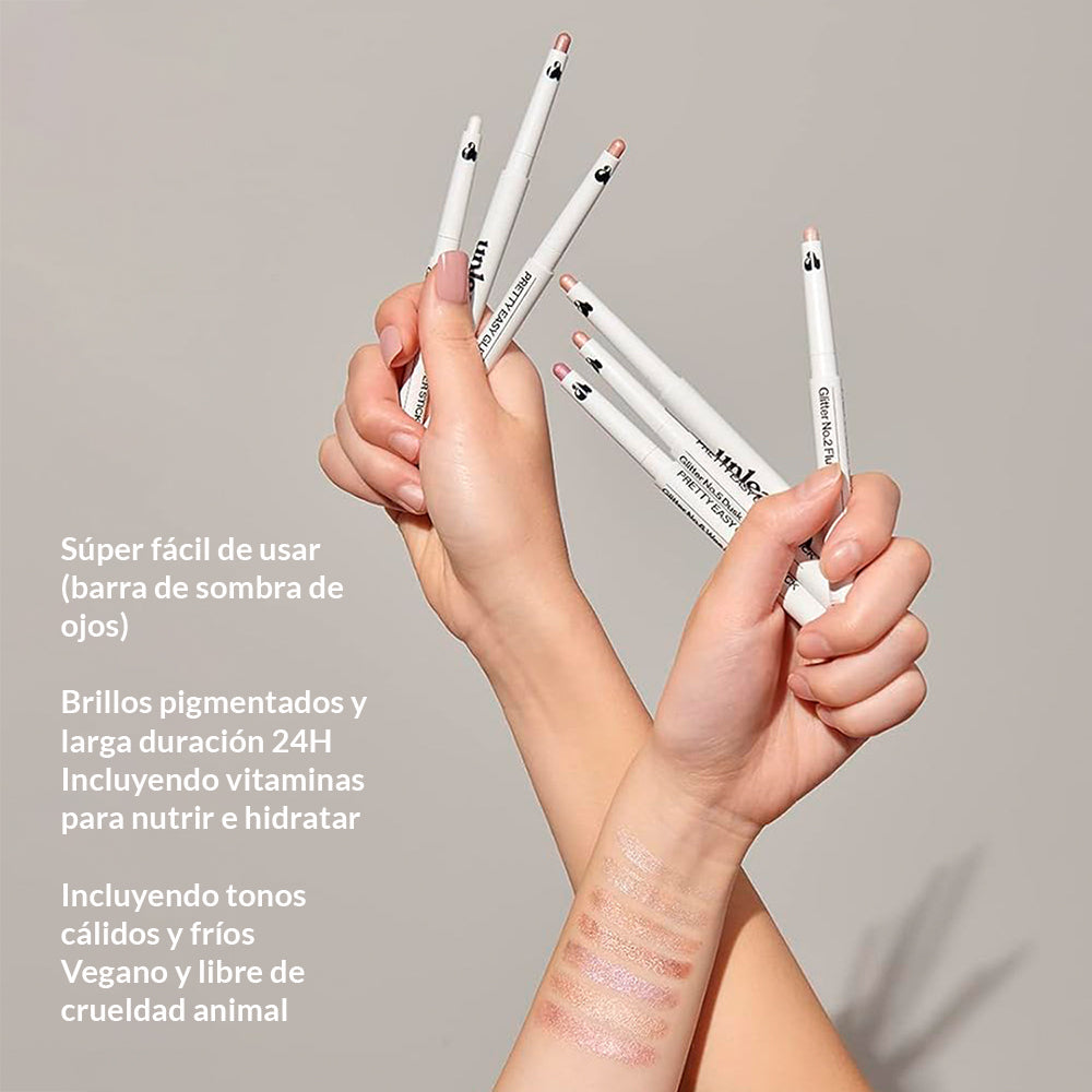 Stock Final ! Pretty Easy Glitter Stick Unleashia - No.3 Brave