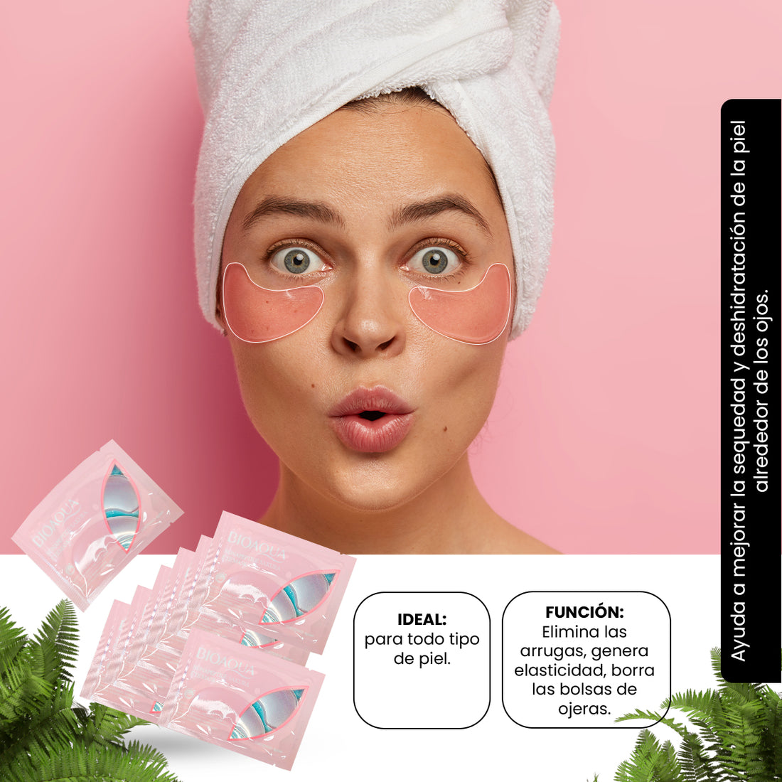 BIOAQUA Mascarilla para Ojos Sakura – 8g/unidad