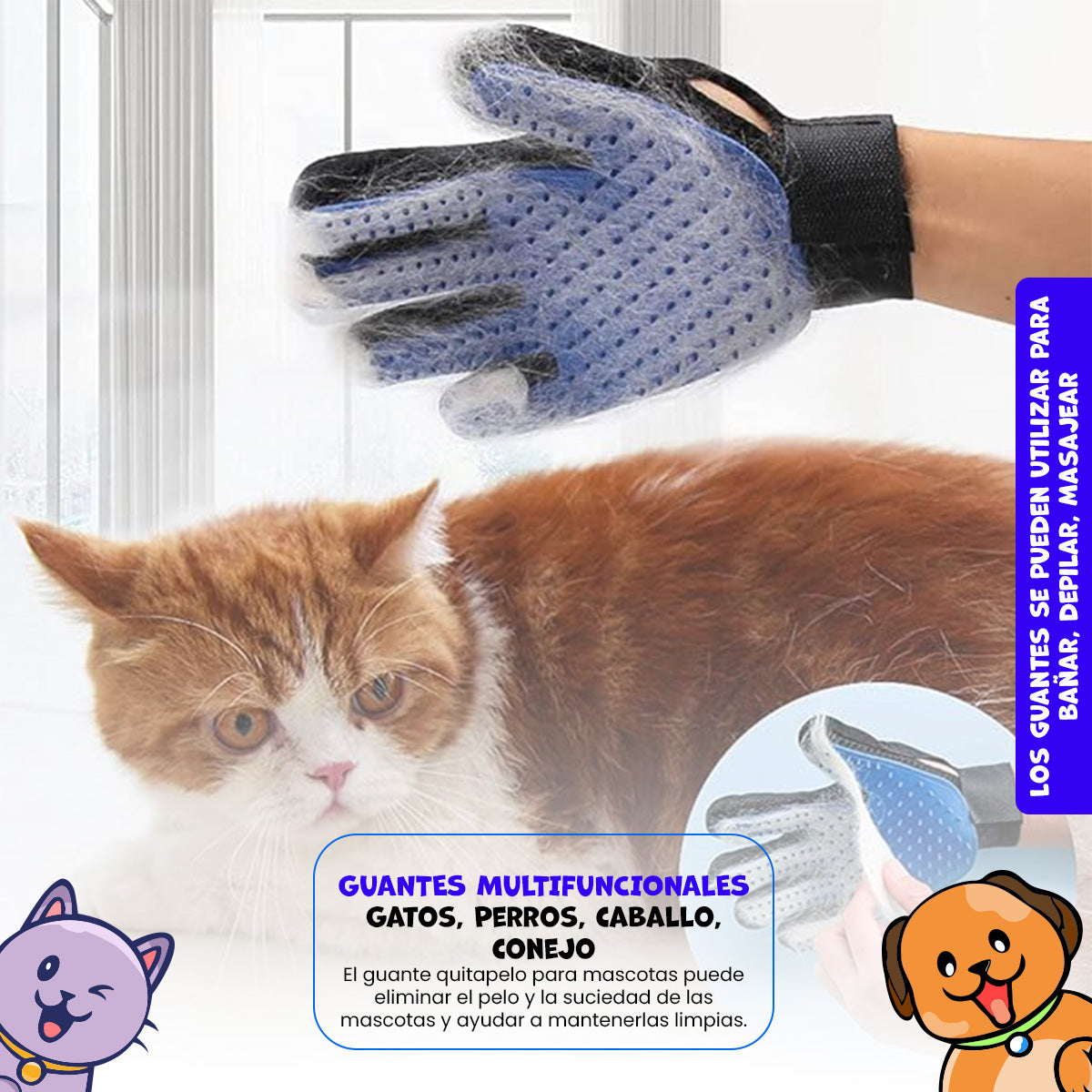 ¡liquidación! Guante removedor de pelo para mascotas truetouch