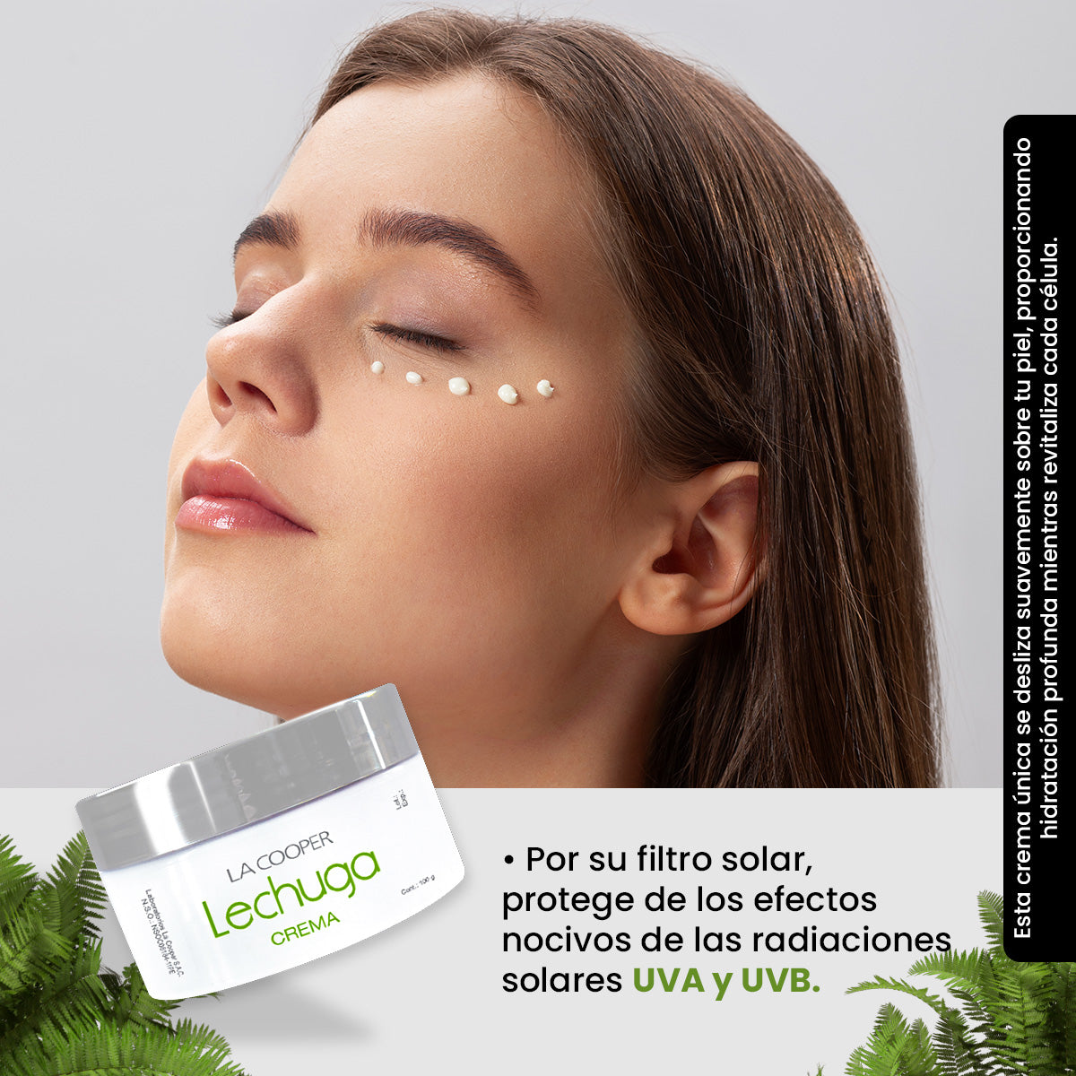 La Cooper Crema Facial – Protección Solar – Crema de Lechuga SPF10 100g