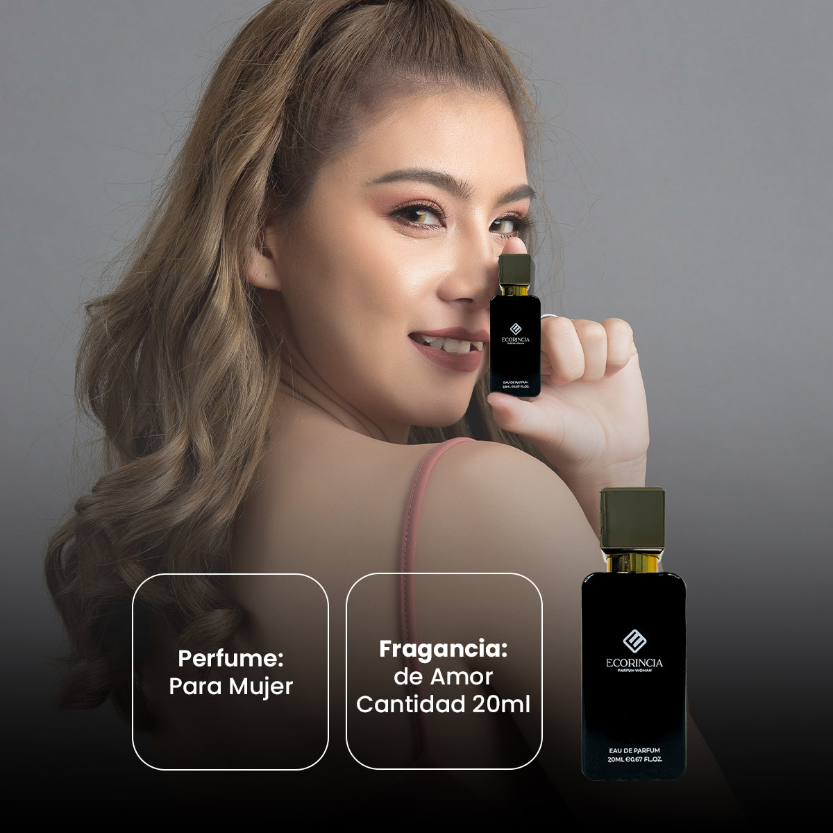 ECORINCIA – PERFUME FEMENINO FRUTAL – FRUITY PARFUM LOVE JOURNEY – 20ML