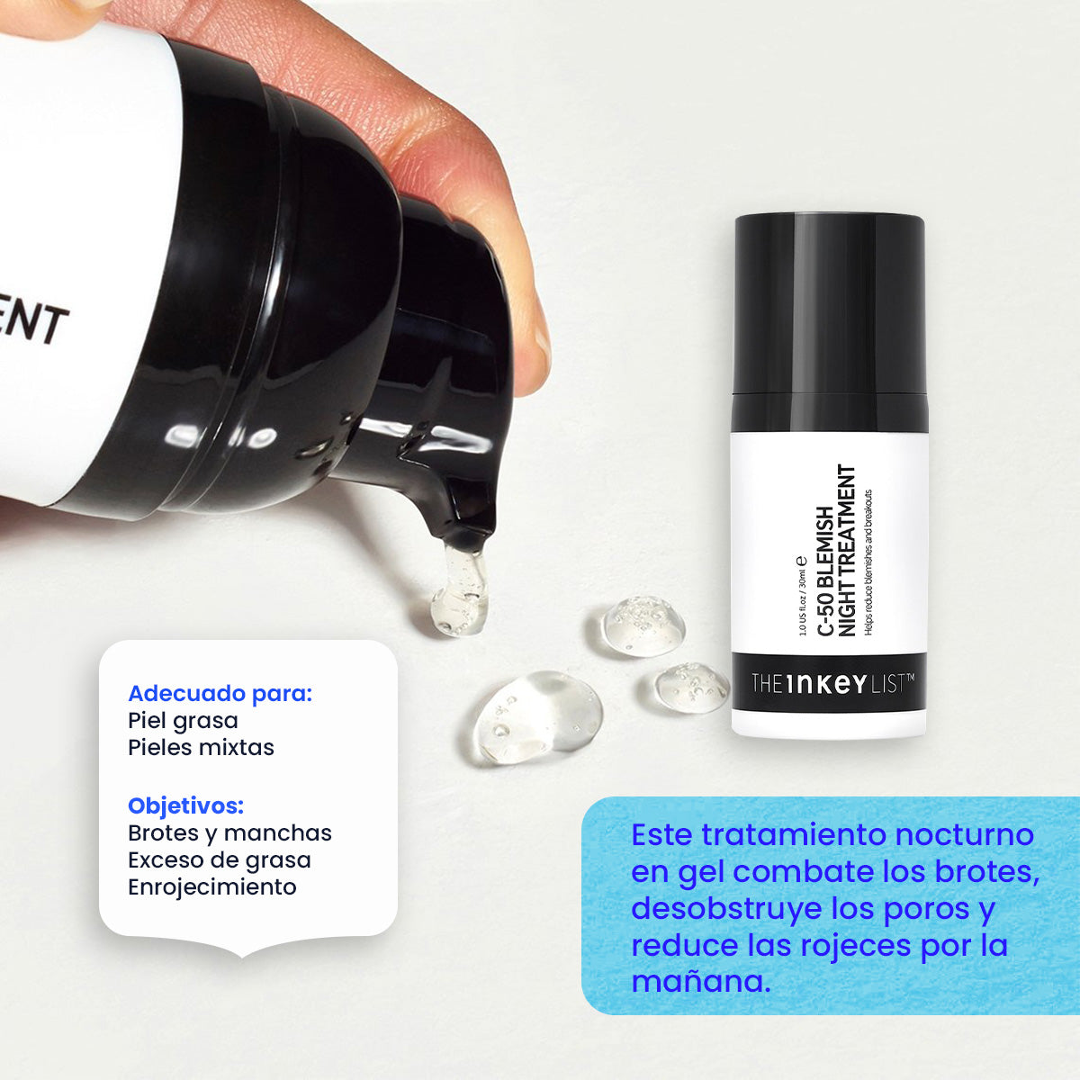 C-50 blemish night treatment - the inkey list 30ml