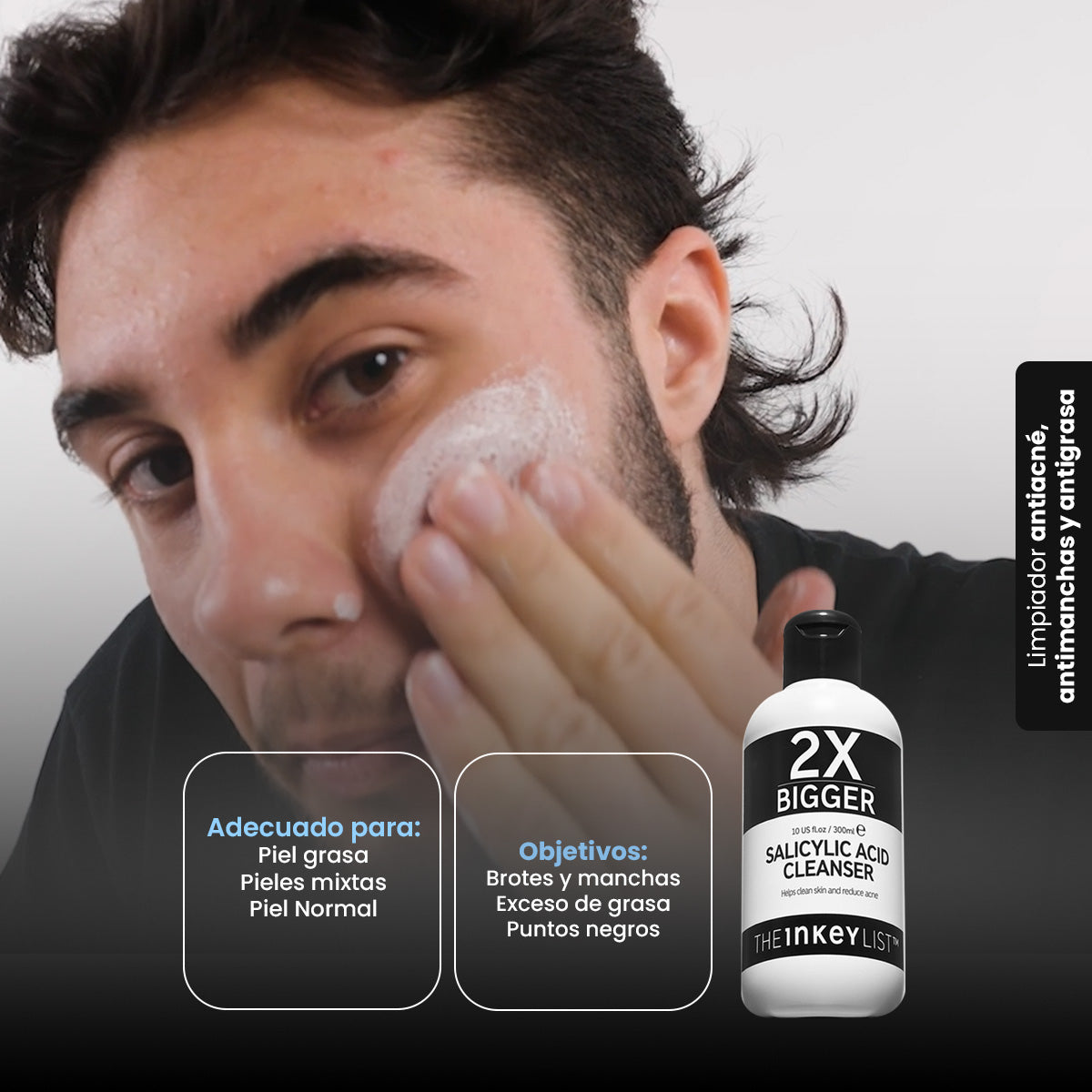 Supersize salicylic acid cleanser - the inkey list 300ml