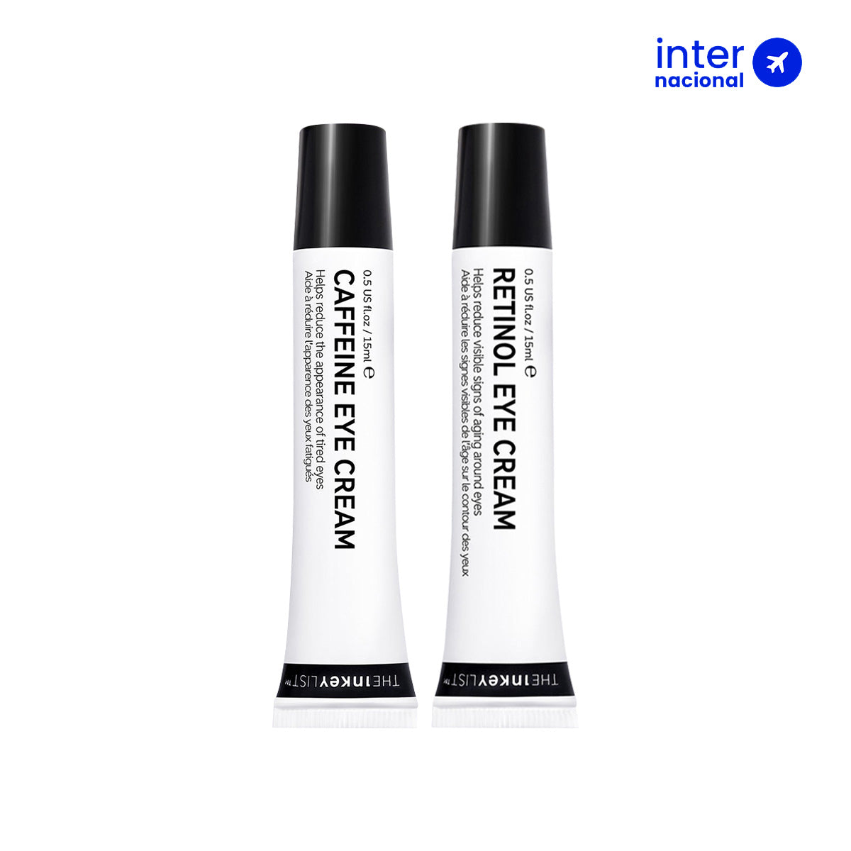 The tired eyes duo - the inkey list 15ml