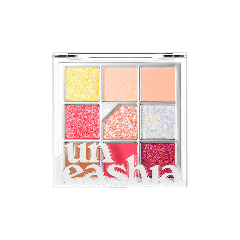 Stock Final ! Glitterpedia Eye Palette UNLEASHIA - Nº7 All of Peach Ade