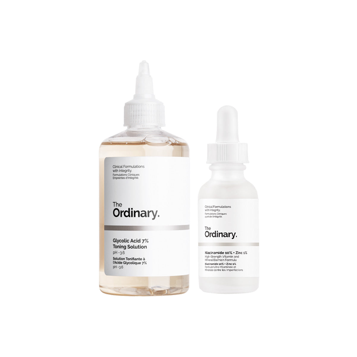 Glycolic acid 7% 240ml + Niacinamide 10% 30ml - The Ordinary