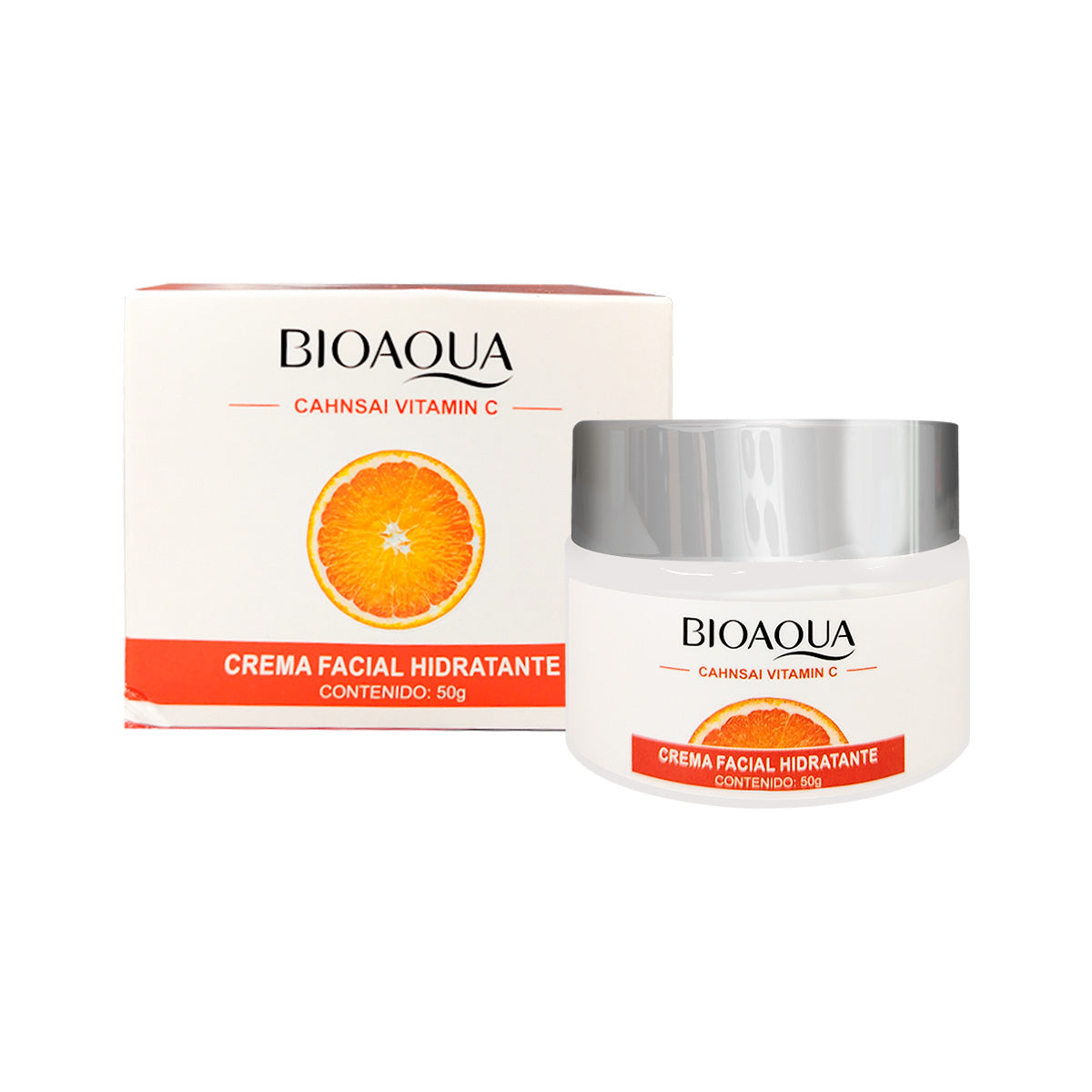 ¡liquidación! Bioaqua Crema – Vitamina C para Manchas y Líneas de Expresión – 50g