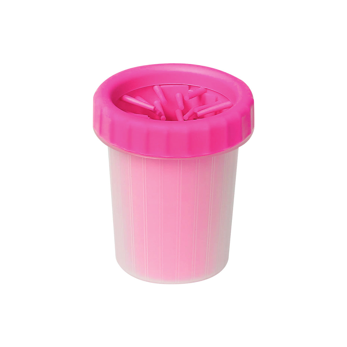 Limpiador portátil de silicona para mascotas Rosado - Soft gentle