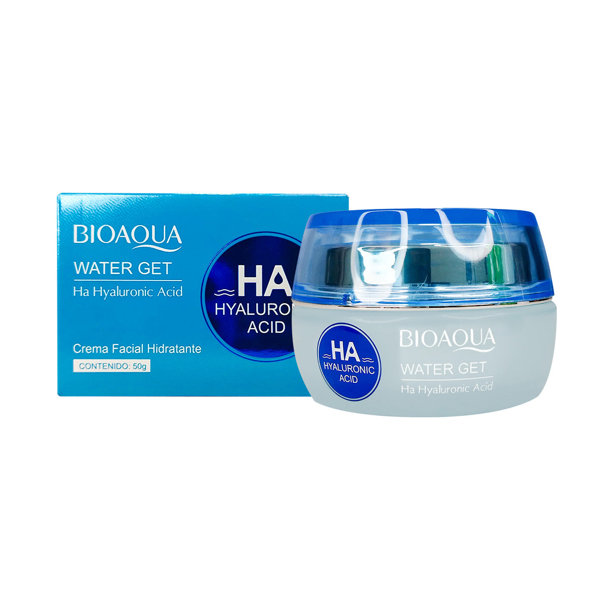 ¡liquidación! Bioaqua Crema Facial Hidratante con Ácido Hialurónico – Water Get HA 50g