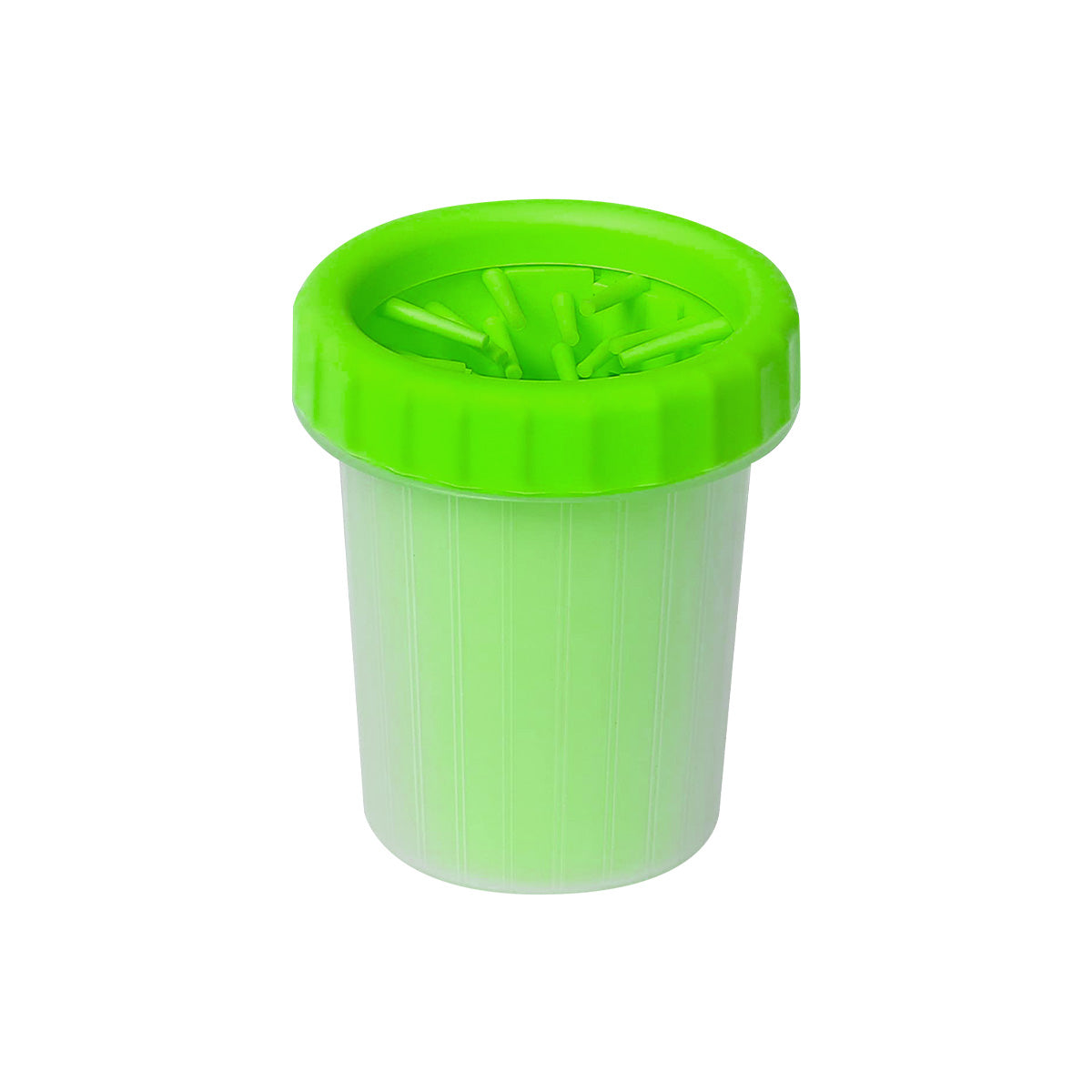 Limpiador portátil de silicona para mascotas Verde - Soft gentle