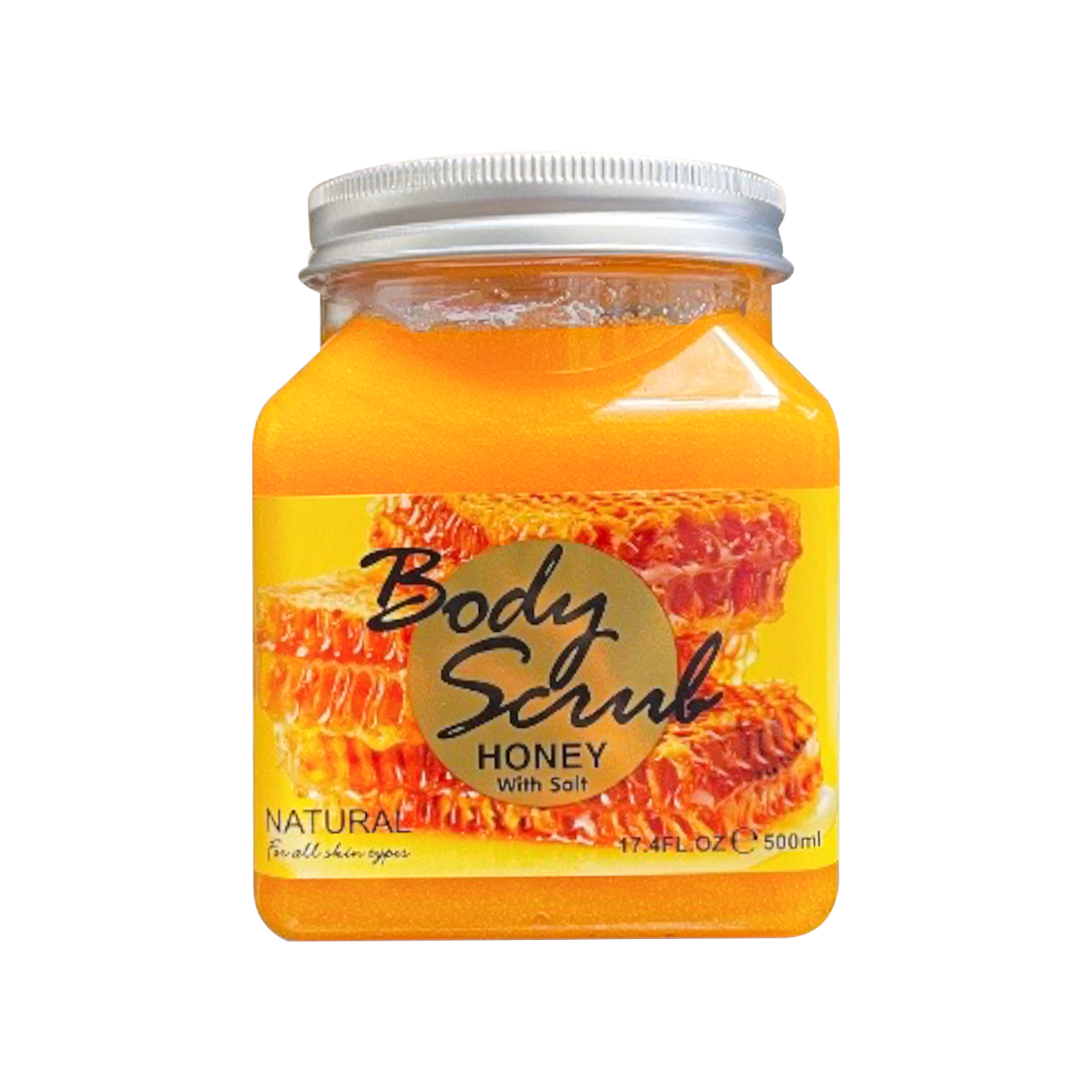 Exfoliante corporal Miel con sal 500ml - Fruit of the Wokali