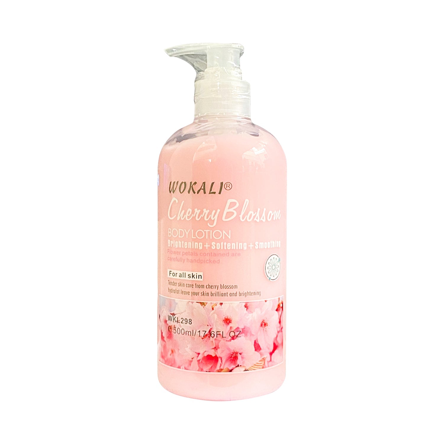 FRUIT OF THE WOKALI – Loción corporal suavizante e hidratante – Flor de Cerezo 500ml