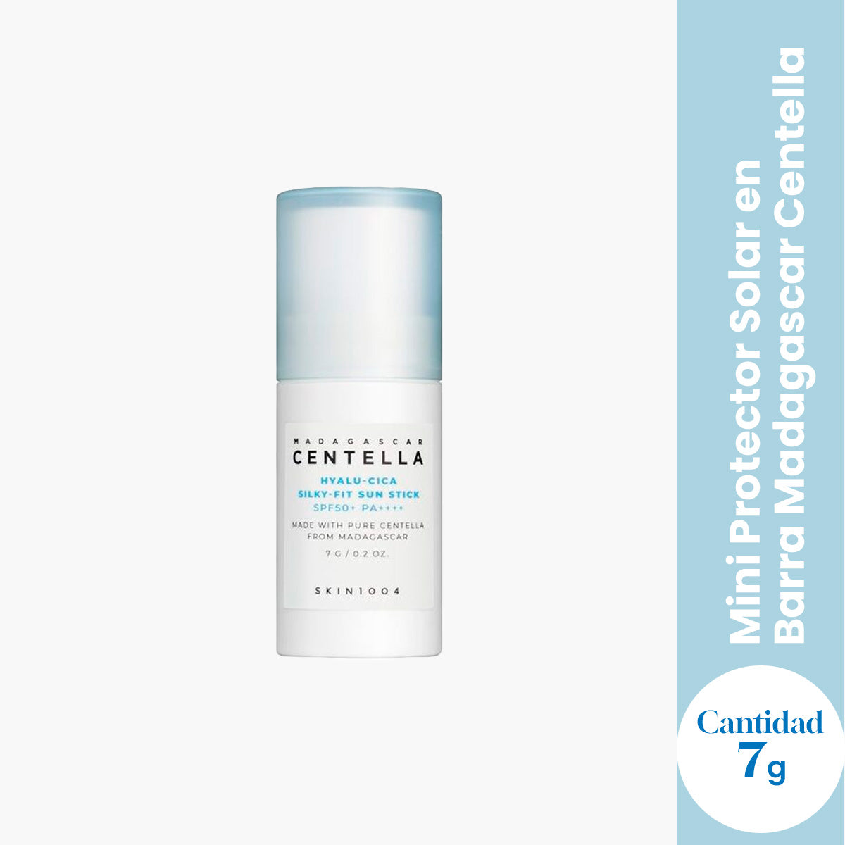 Mini Barra Madagascar Centella Hyalu-Cica Silky-Fit Sun Stick 7g - Skin1004