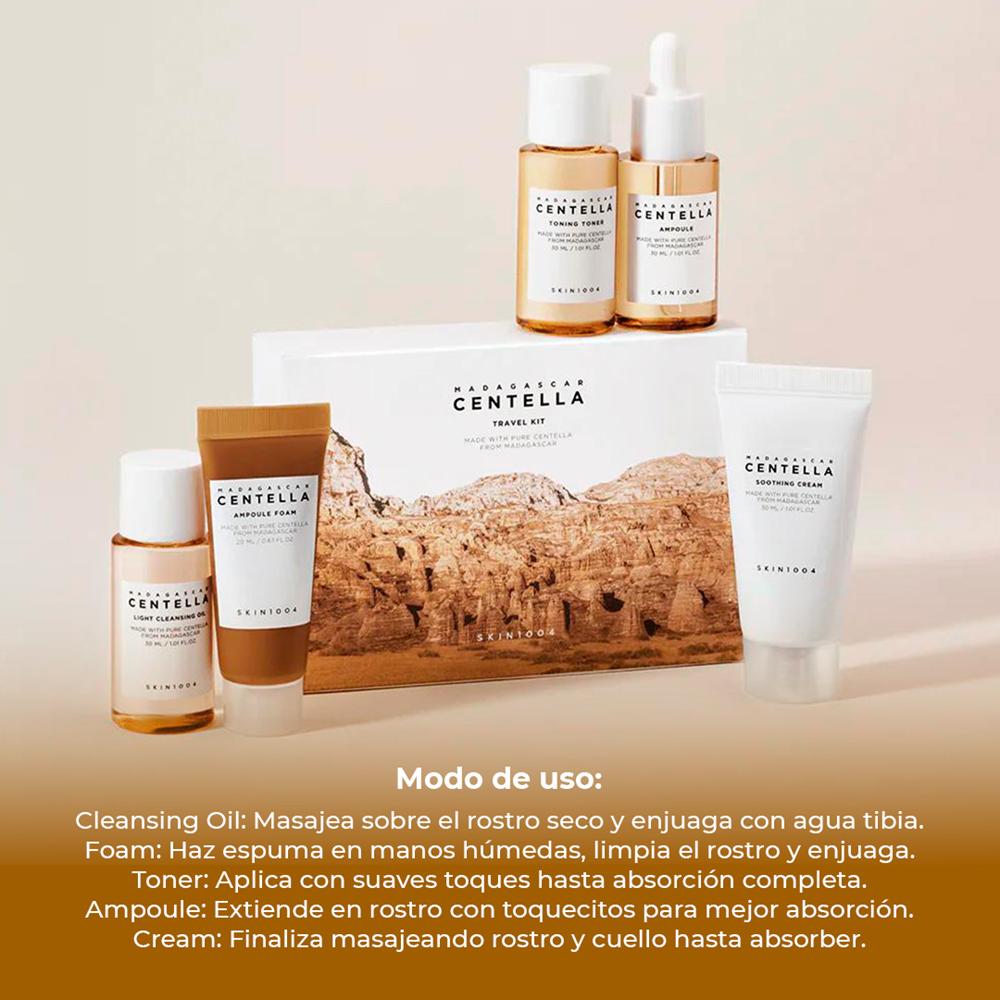 Travel Kit Madagascar Centella de SKIN1004 + regalo monedero