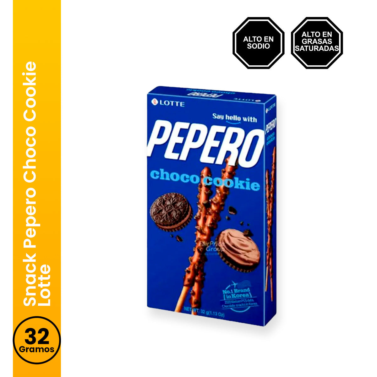 Snack Pepero Choco Cookie 32gr Lotte