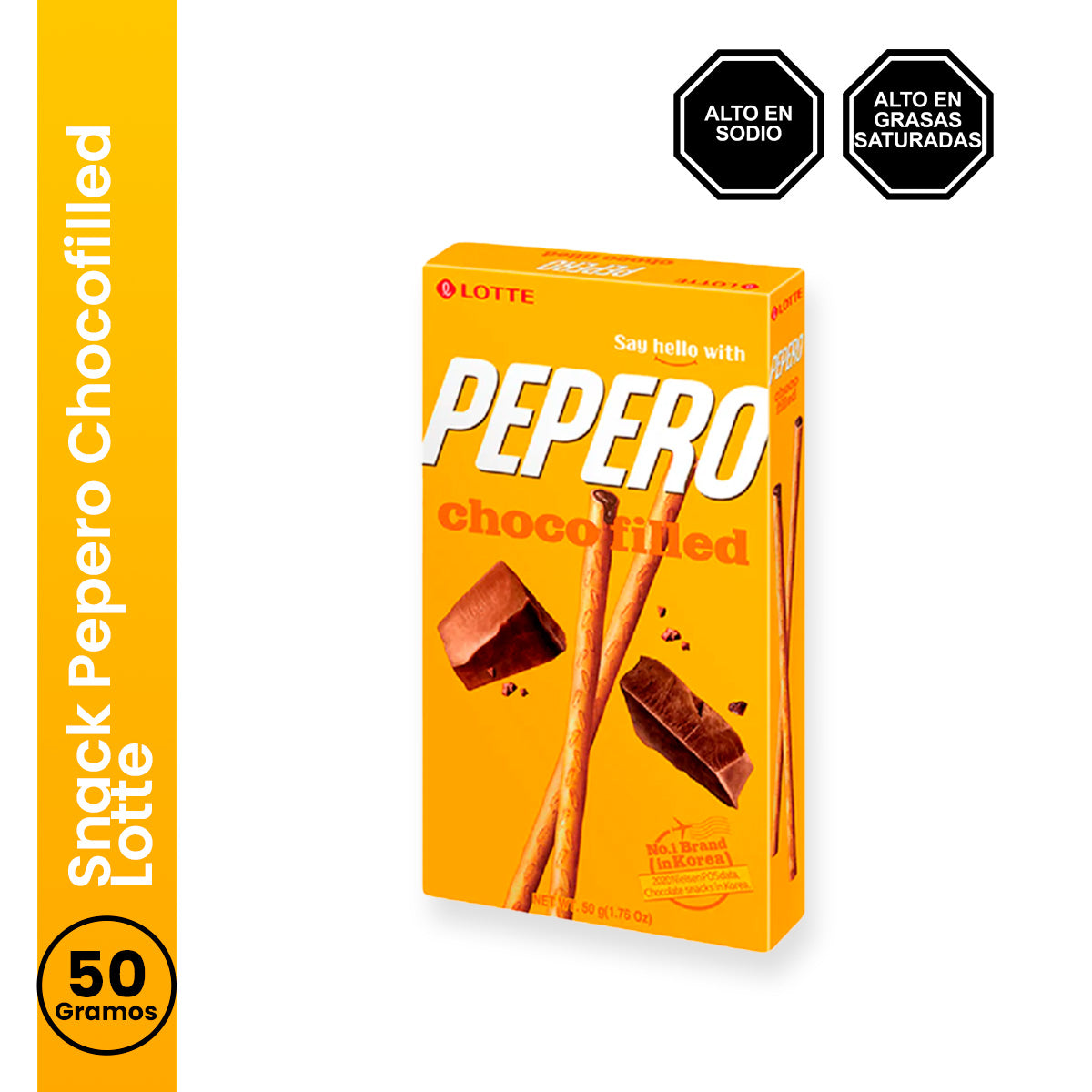 Snack Pepero Chocofilled 50gr Lotte