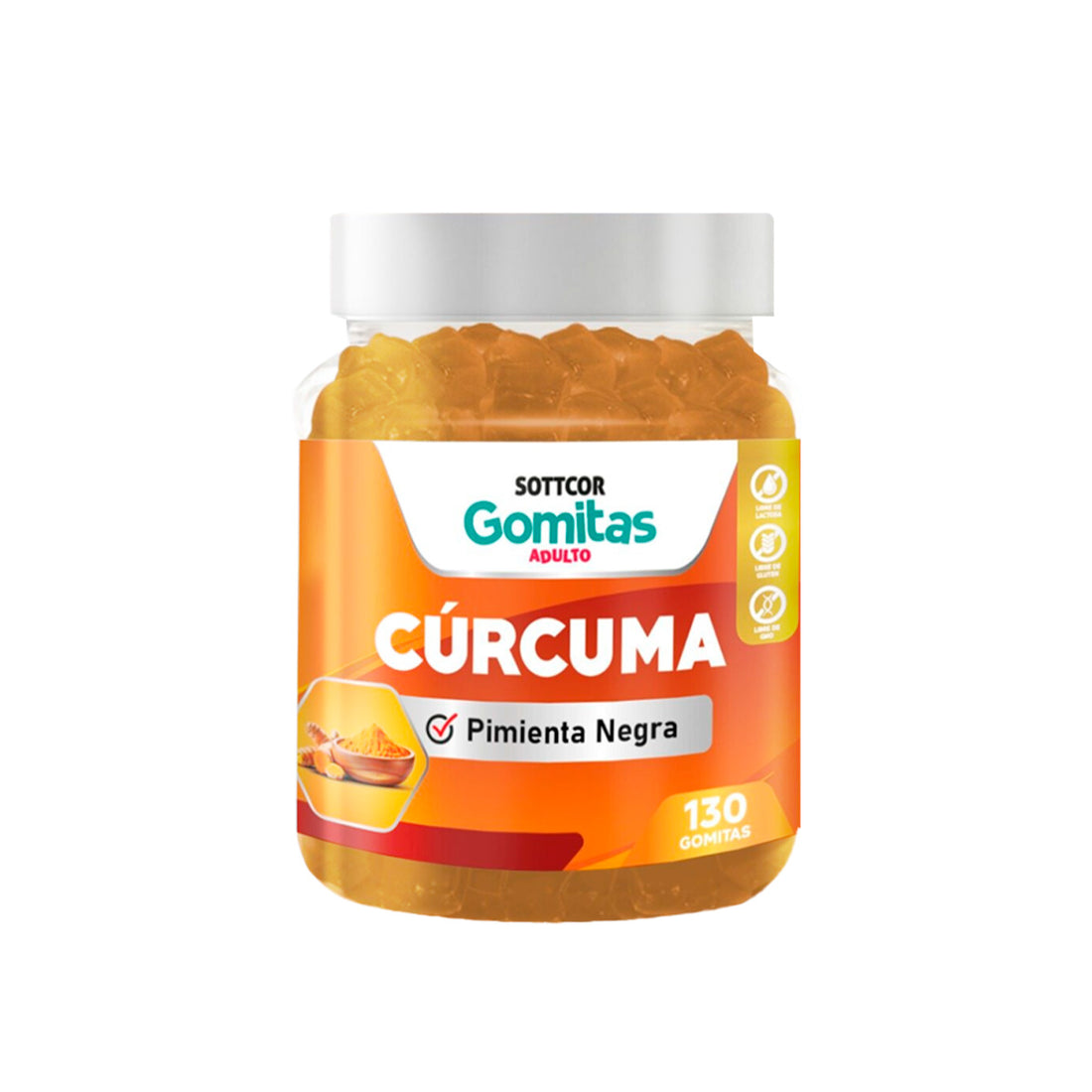 GOMITAS DE CURCUMA - SOTTCOR + REGALO PORTA GOMITAS