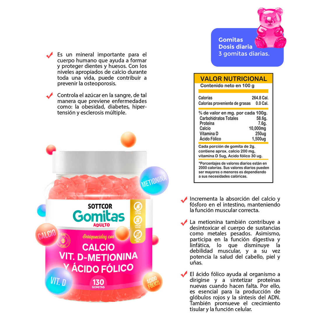 GOMITAS DE CALCIO ADULTO - SOTTCOR