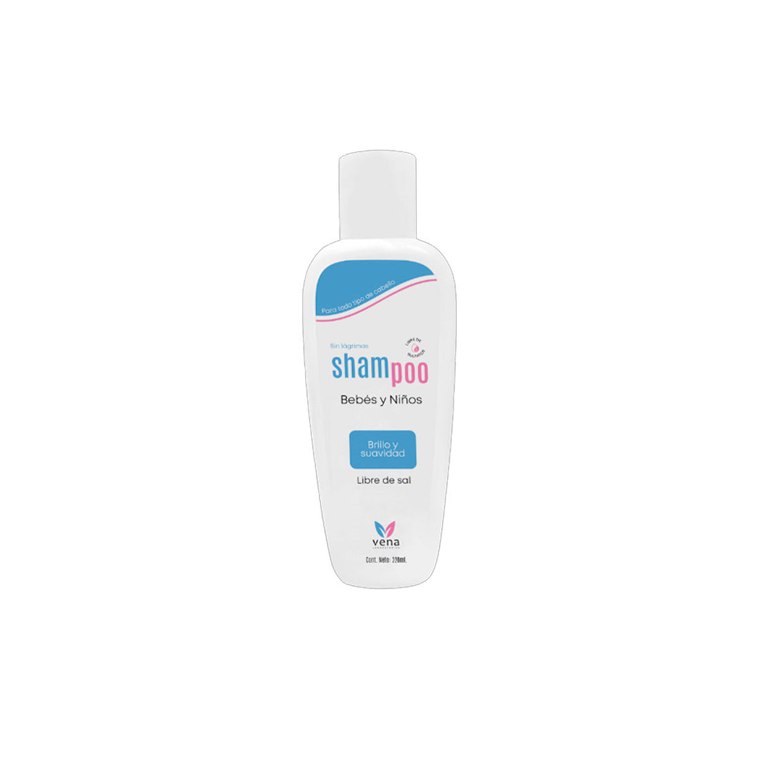 Vena Shampoo para Bebés y Niños de Manzanilla 220ml – Limpieza Suave