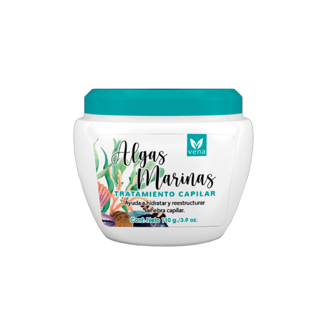 Vena Crema Tratamiento Capilar de Algas Marinas 110g | Brillo Natural