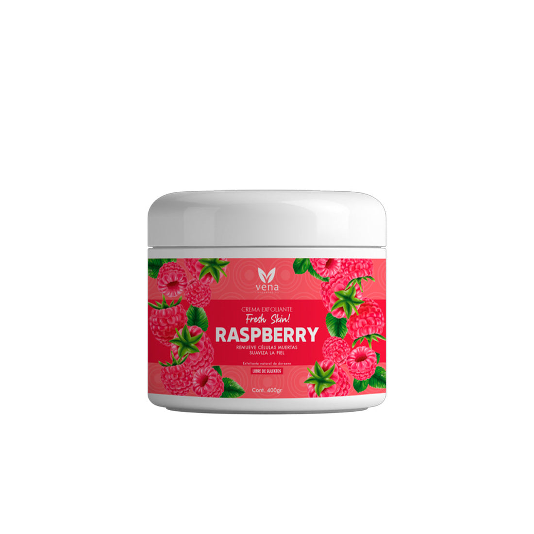 Vena Exfoliante Corporal Raspberry 400g – Renovación