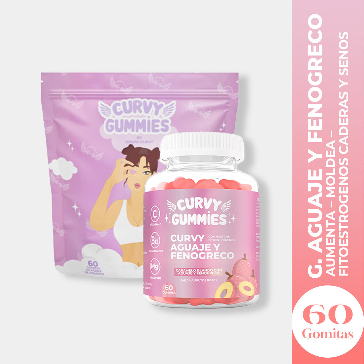 OFERTA!!! Suplemento Aguaje en Gomitas - Curvy Gummies