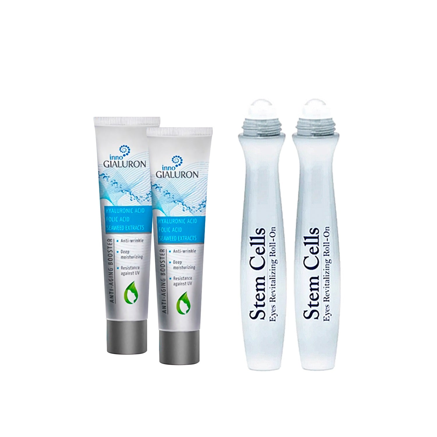 2 Contorno de Ojos Células Madres 15 ml + 2 Inno Gialuron 40ml
