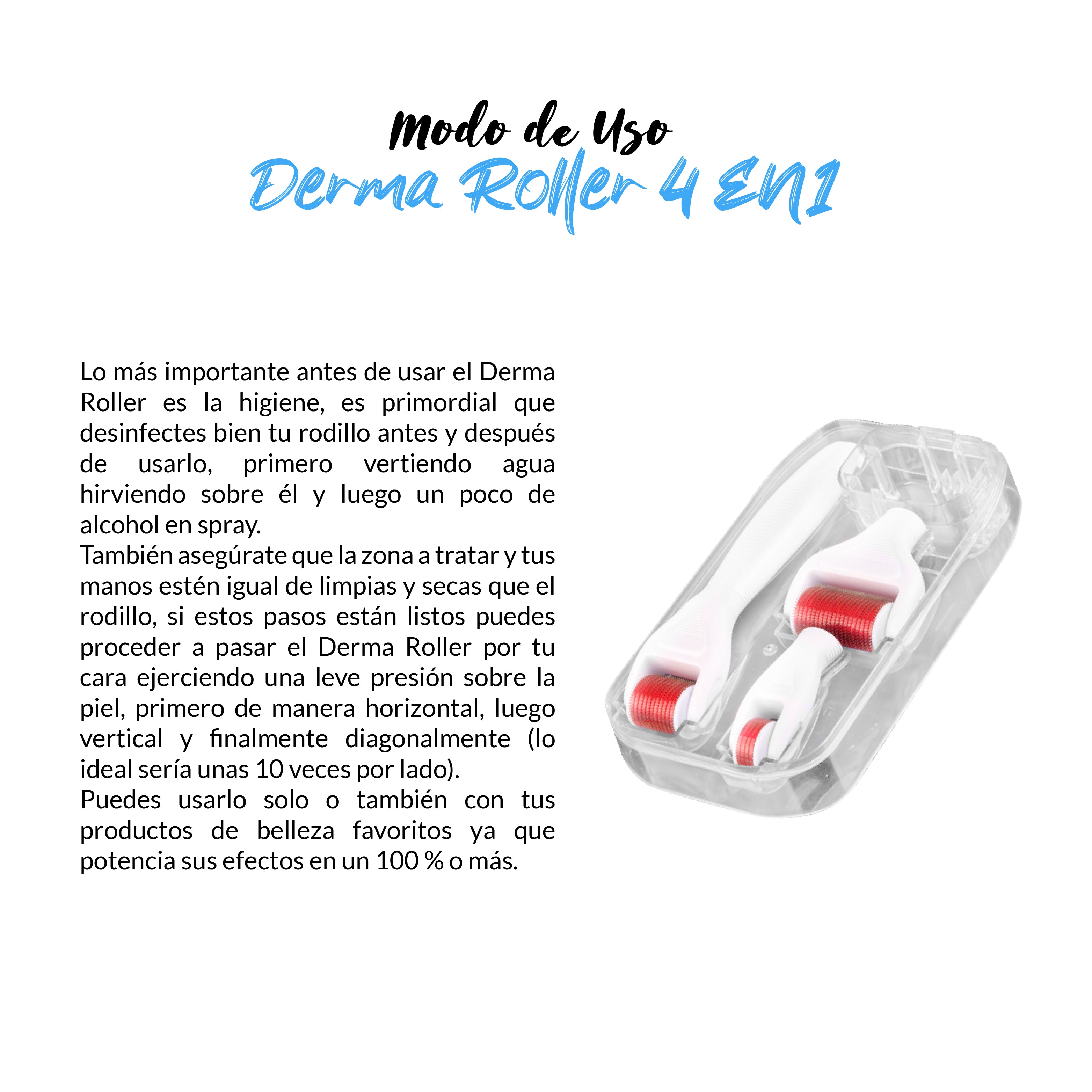 OFERTA!!! Derma Roller 4 EN1
