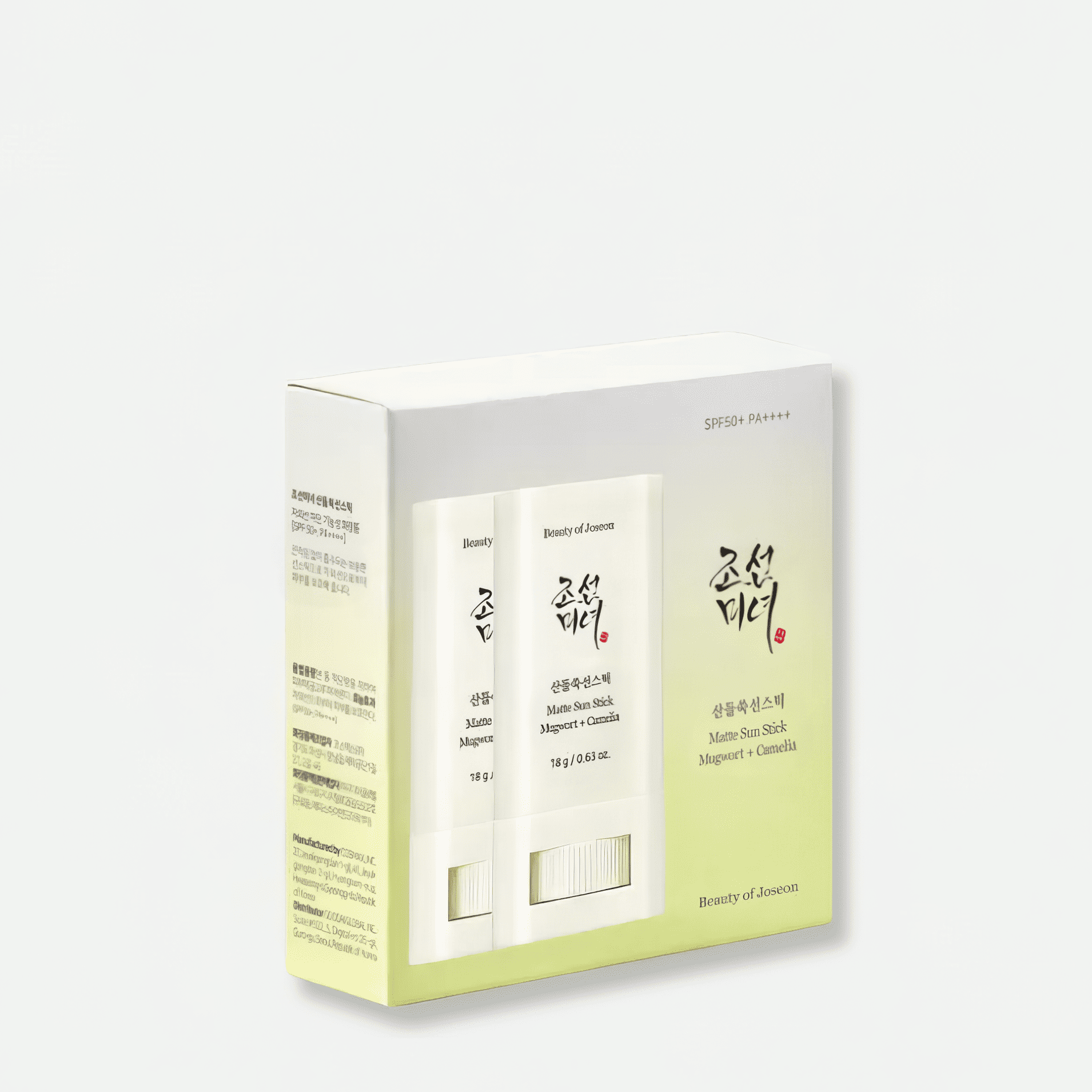 PACK X2 BEAUTY OF JOSEON MATTE SUN STICK: MUGWORT + CAMELIA