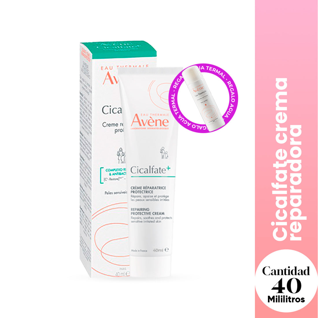 LIQUIDACIÓN! Avène Cicalfate – Crema Reparadora & Calmante – 40ml
