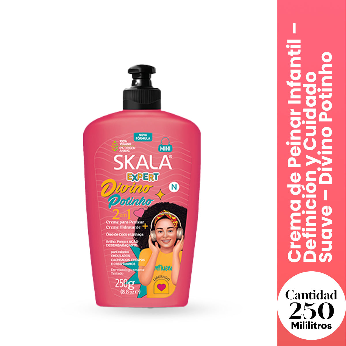 Crema De Peinar Divino PotinhoSakala para niños 250ml