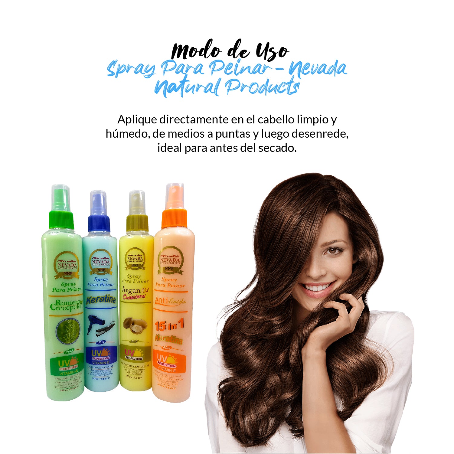 Spray Para Peinar - Romero Crecepelo 286 ML