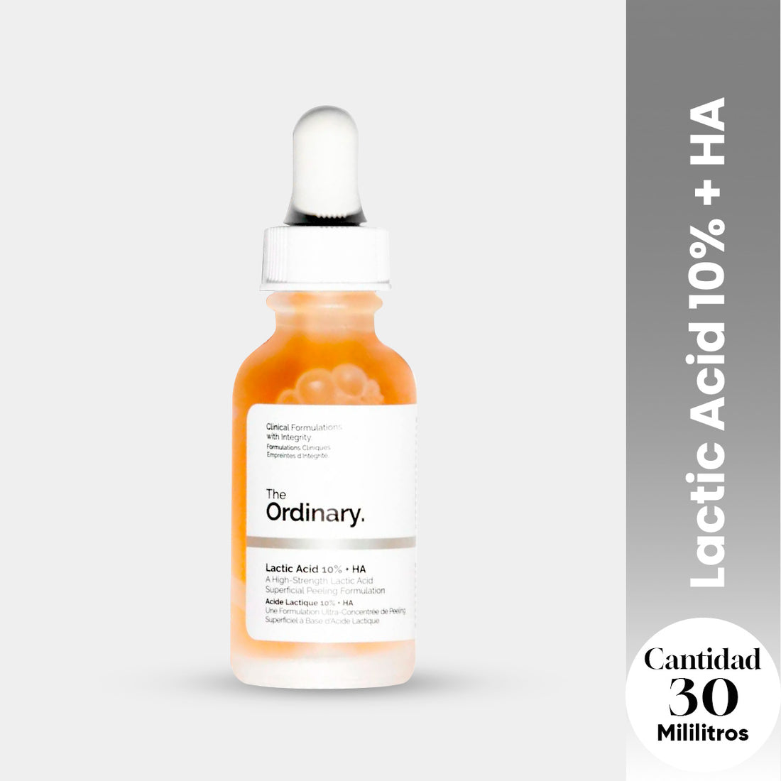 The Ordinary Sérum Exfoliante Suave – Lactic Acid 10% + HA 30ml