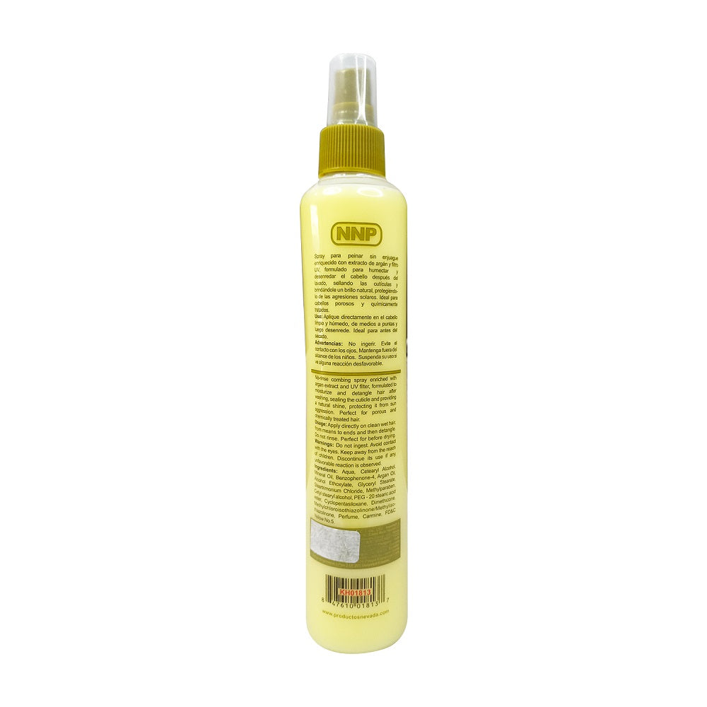 Spray para Peinar Argan Oil Cholesterol + plancha rozia HR-745