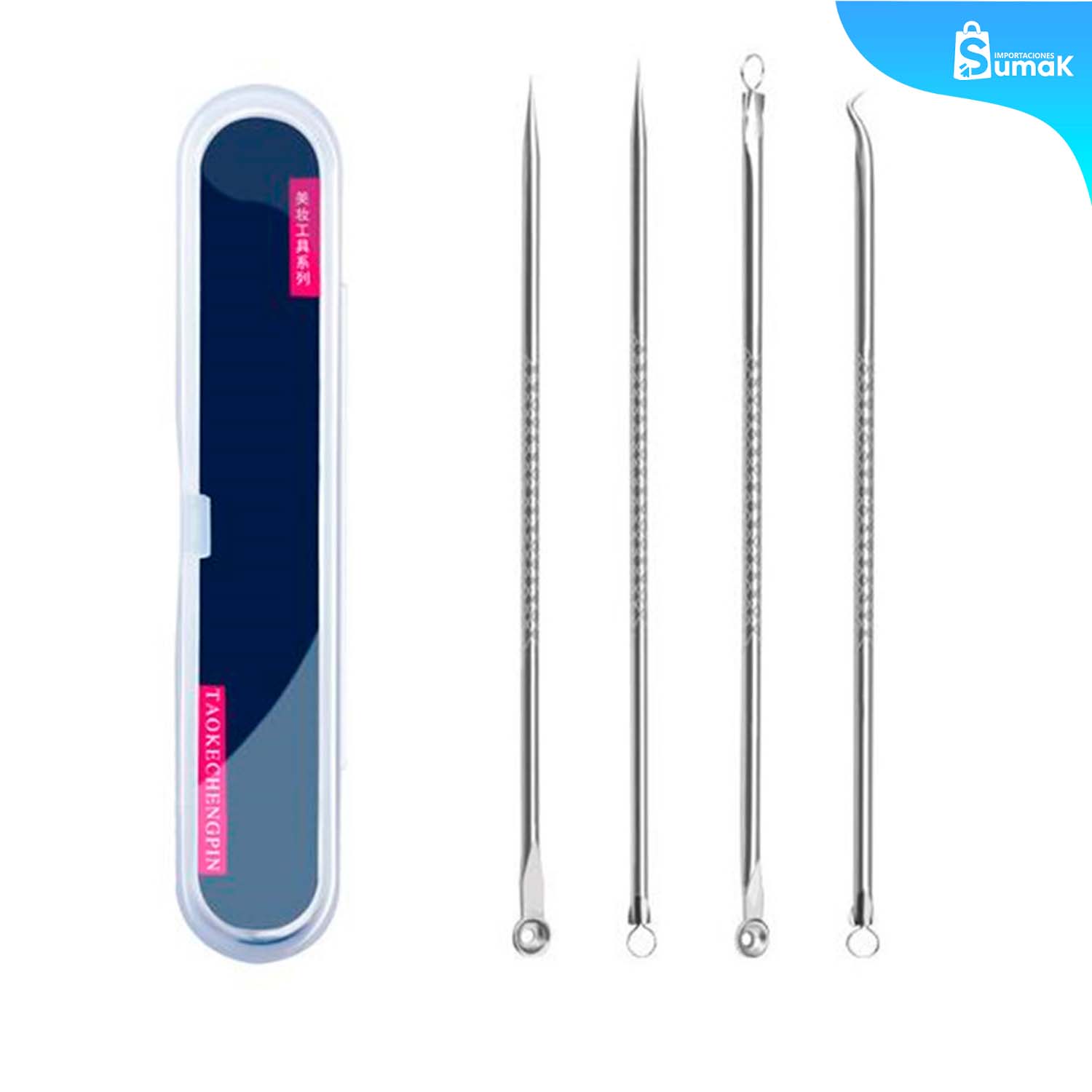 Agujas para el Acné – Juego Súper de 4 Piezas