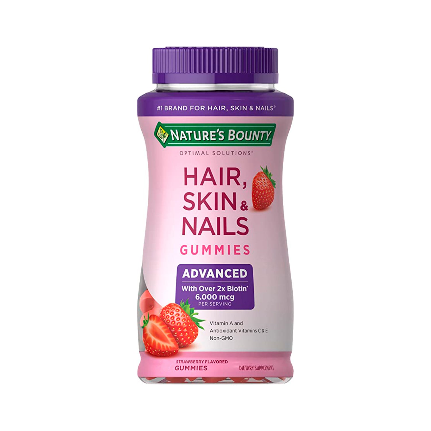 Hair Skin & Nails 6,000mcg of Biotin, 200 Gomitas