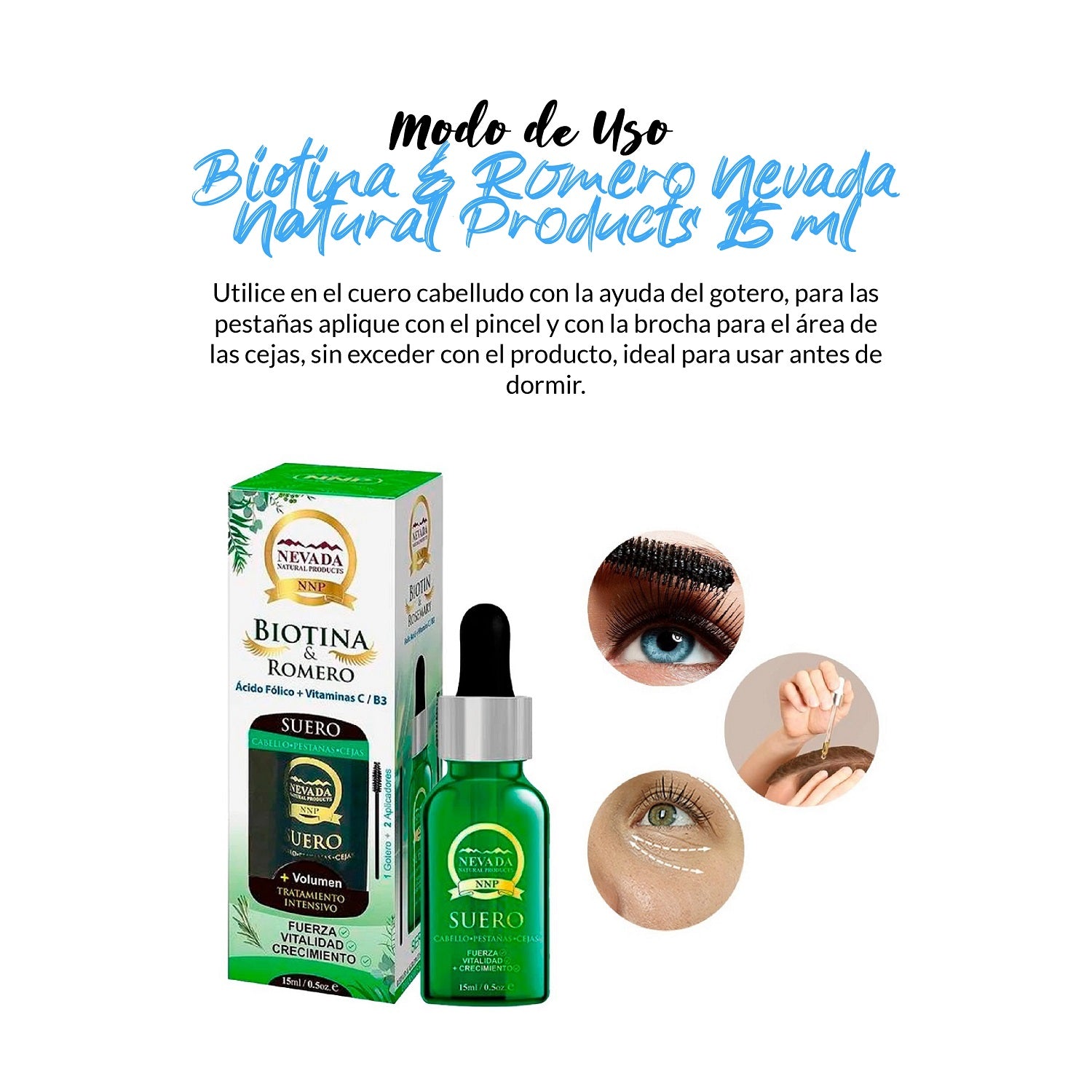 Biotina y Romero - Nevada Natural Products 15 ml