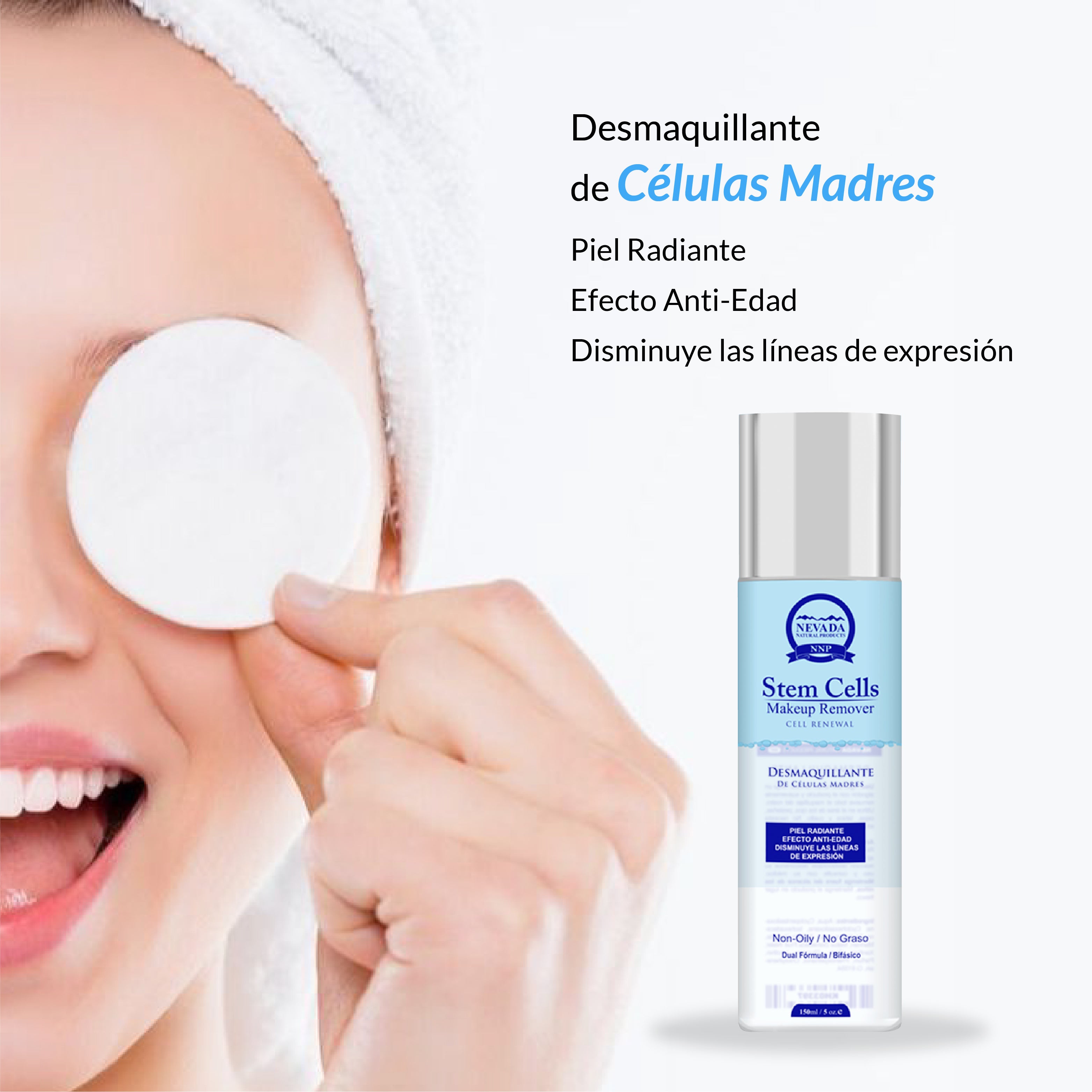 Desmaquillador de Células Madres - Nevada Natural Products 150 ml