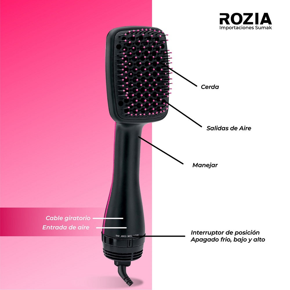 Secador de pelo y peinador - Rozia HR8113