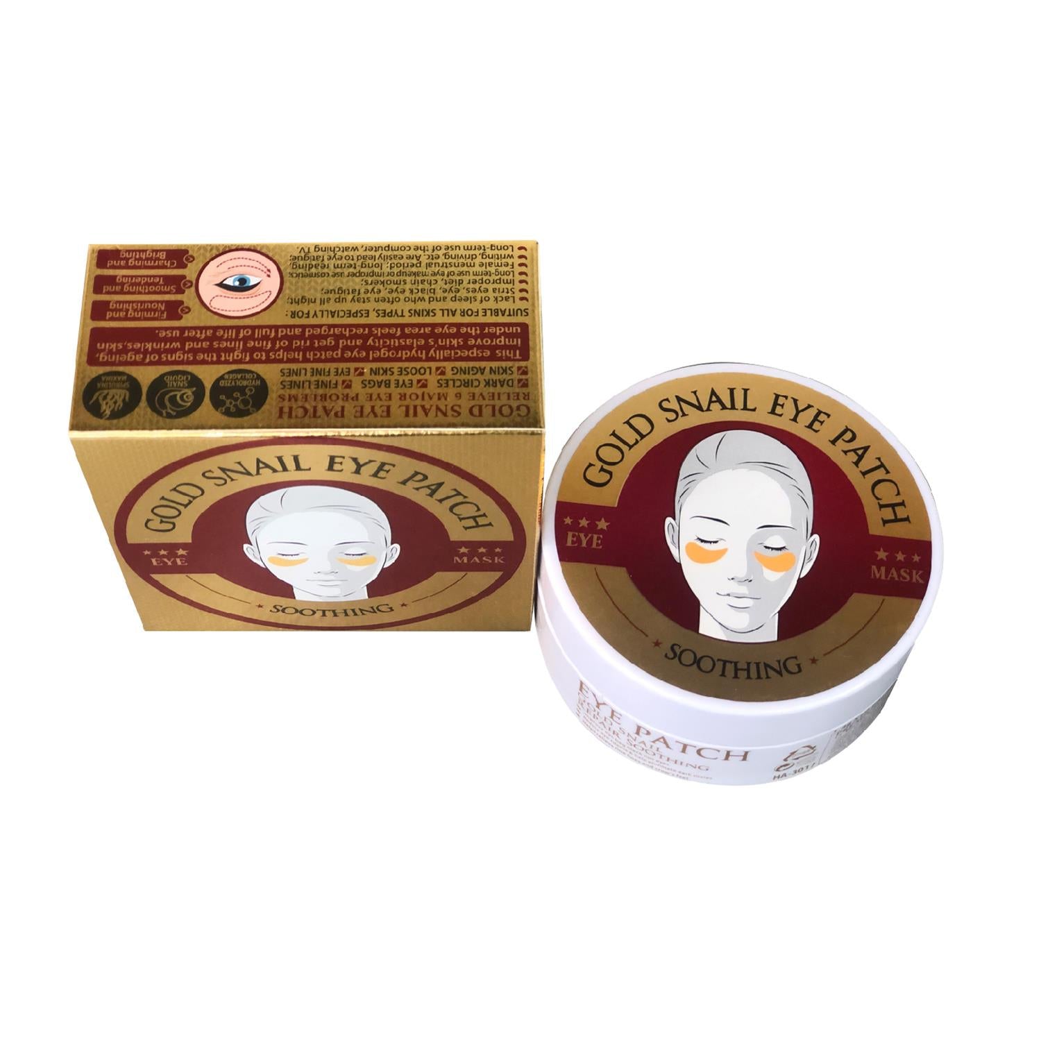 FRUIT OF THE WOKALI – MASCARILLA PARA OJERAS – GOLD SNAIL – 60 PARCHES