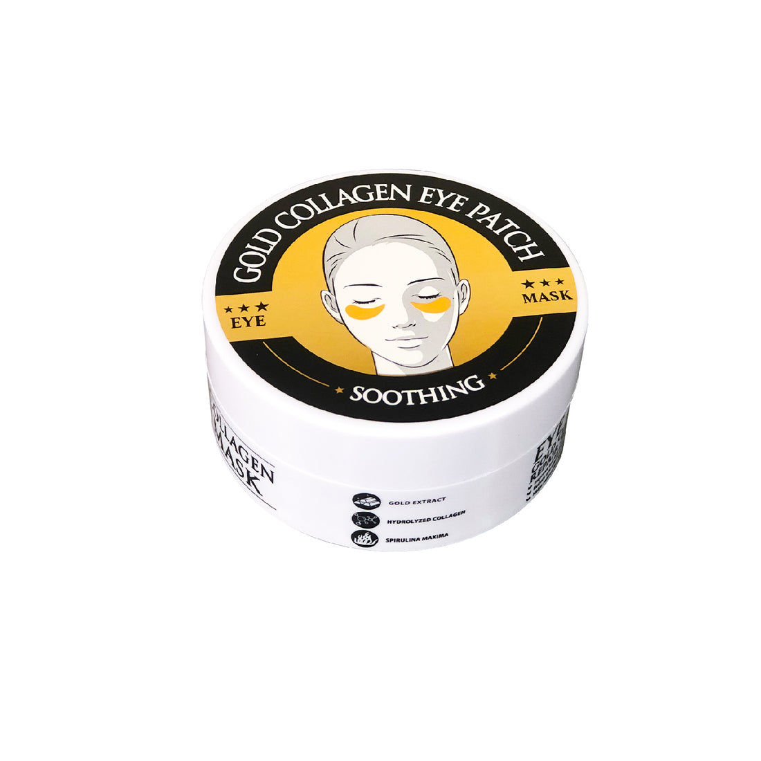 FRUIT OF THE WOKALI – PARCHES PARA OJOS – COLÁGENO DORADO – 60 PARCHES