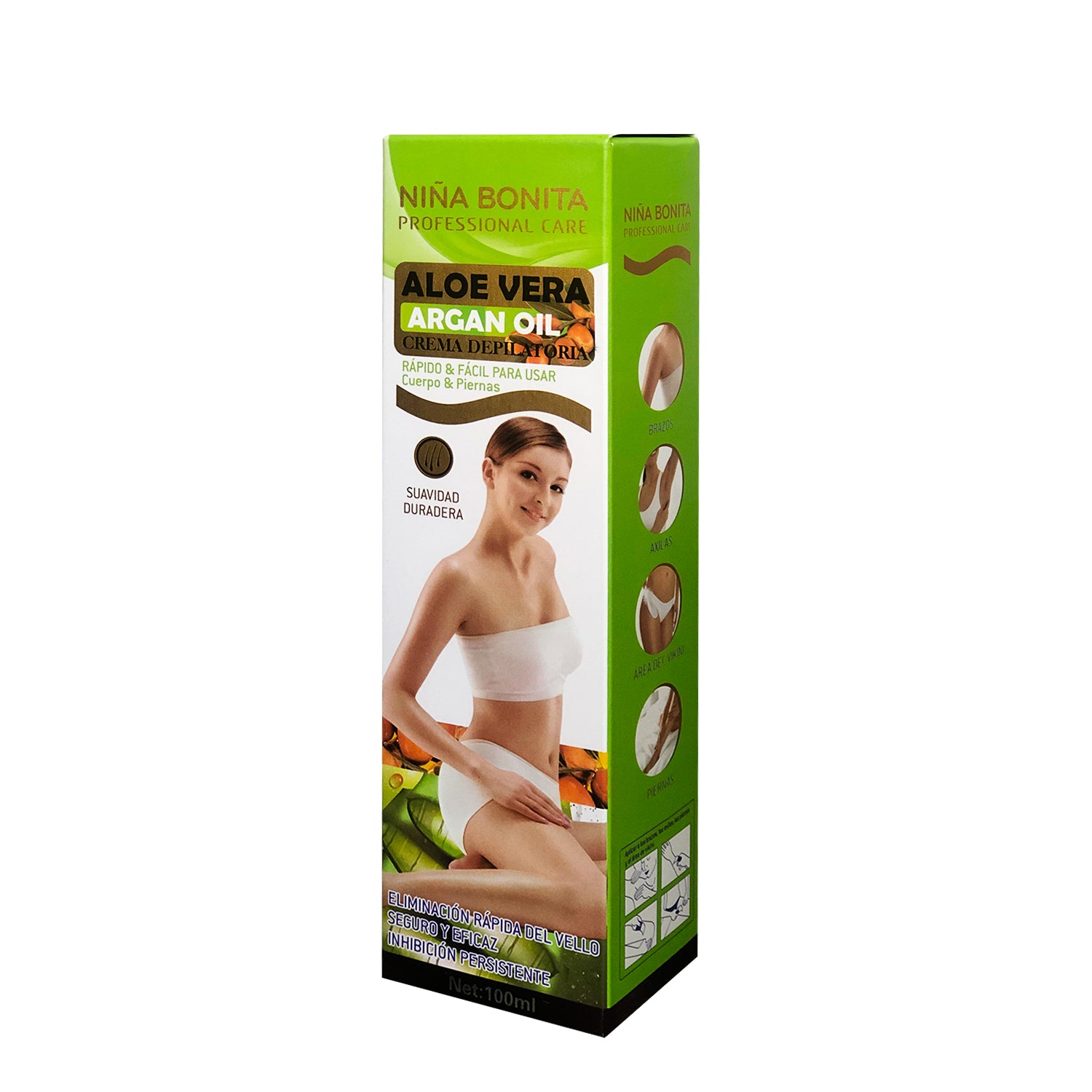 ¡LIQUIDACIÓN! Crema Depiladora Aloe Vera - Niña Bonita 100 ML