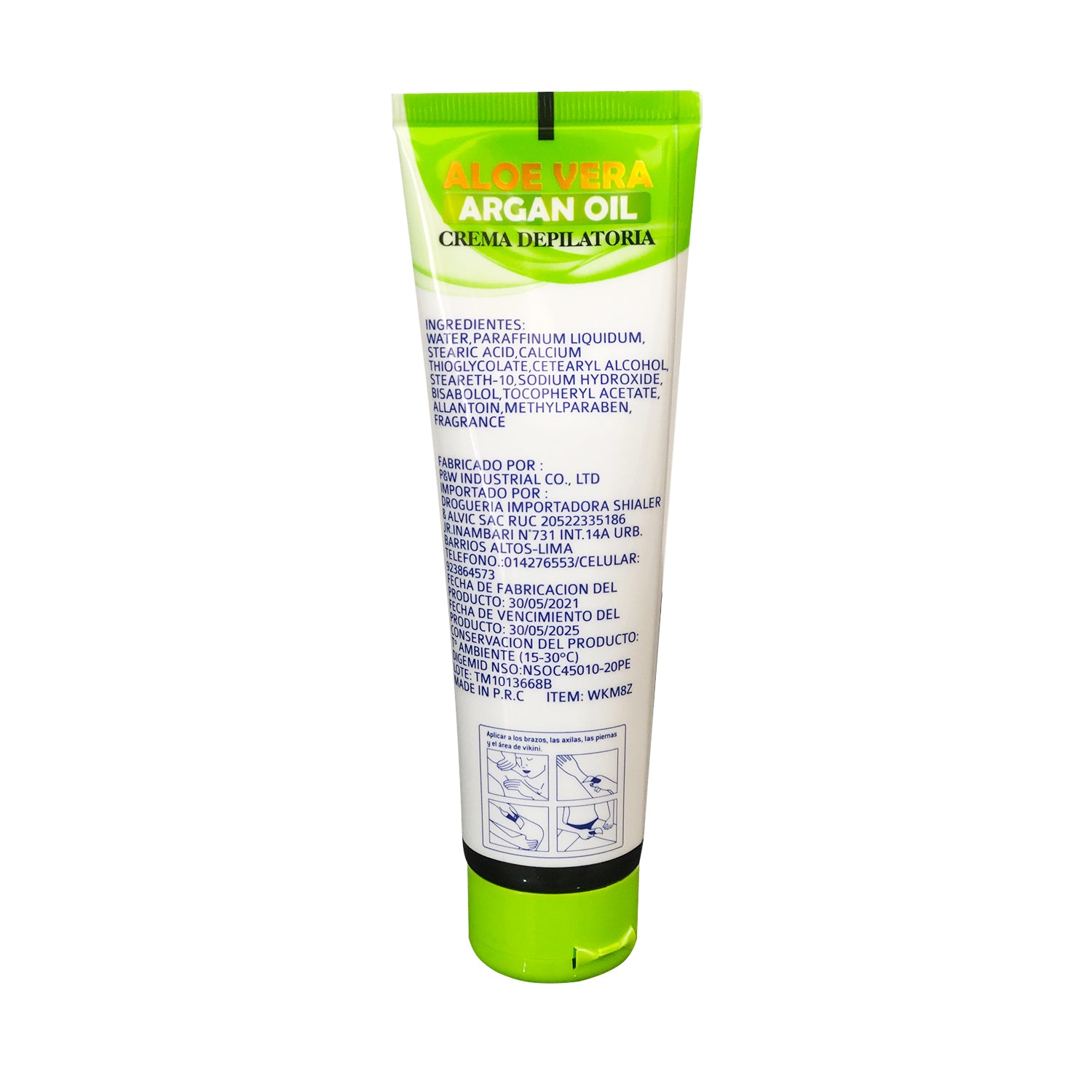 ¡LIQUIDACIÓN! Crema Depiladora Aloe Vera - Niña Bonita 100 ML