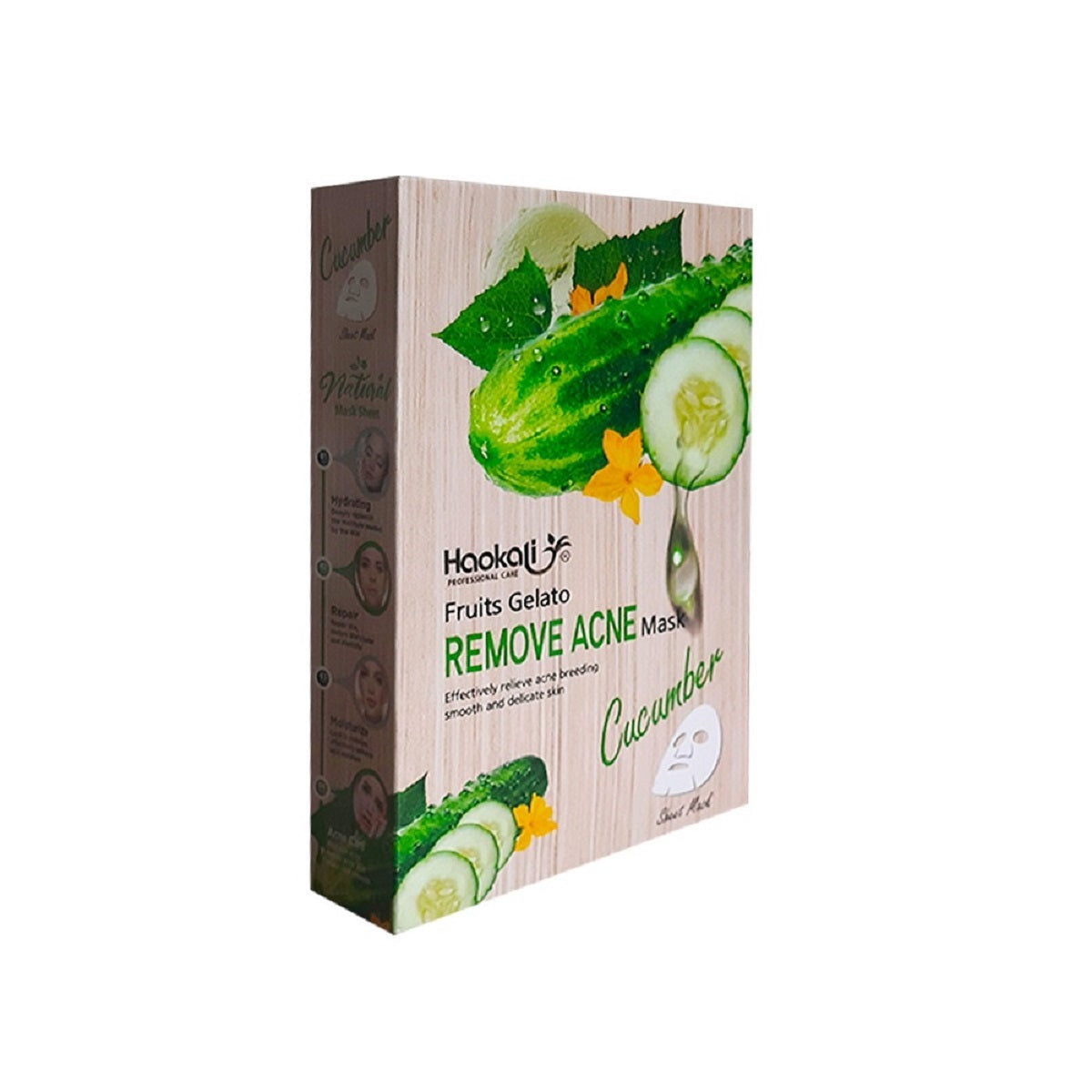 ¡liquidación! Mascará Facial Blanqueadora de Pepino 30mlx10 piezas.