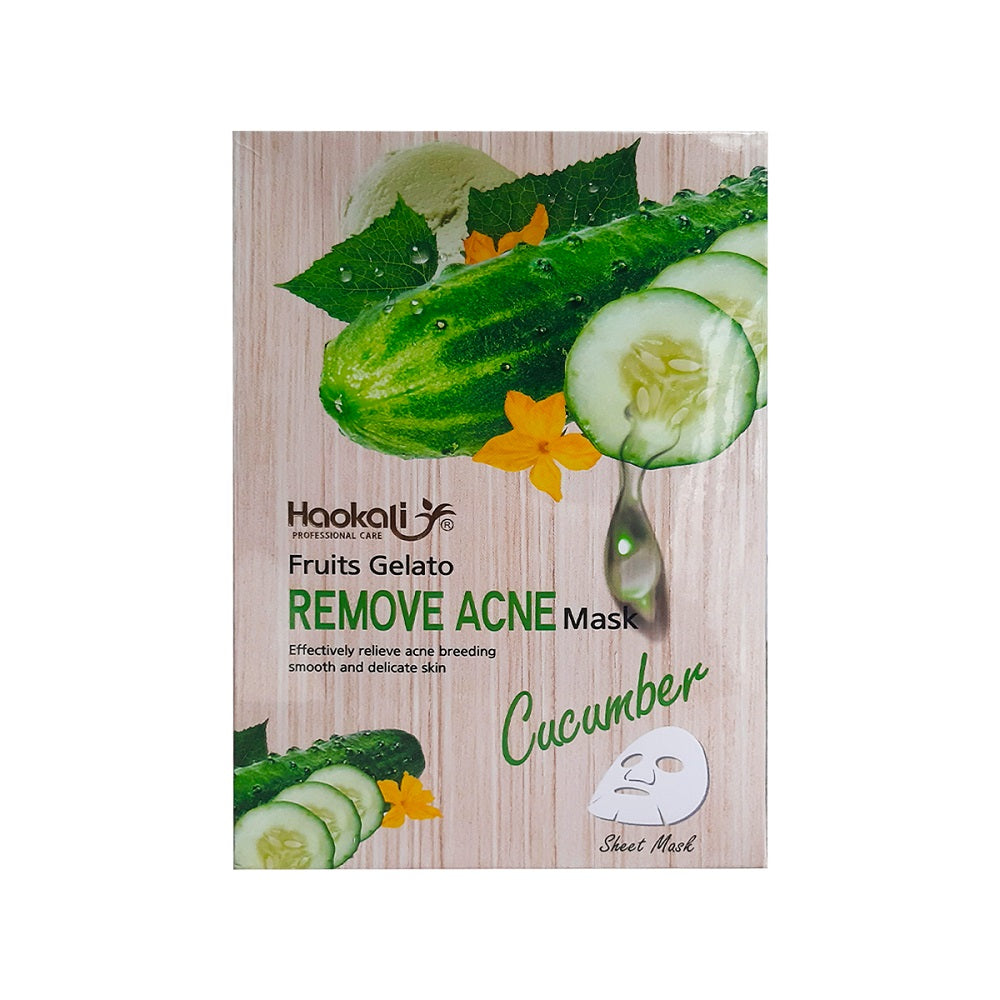 ¡liquidación! FRUIT OF THE WOKALI – HIDRATACIÓN Y BLANQUEAMIENTO FACIAL – MÁSCARA FACIAL DE PEPINO – 30ml x 10UND