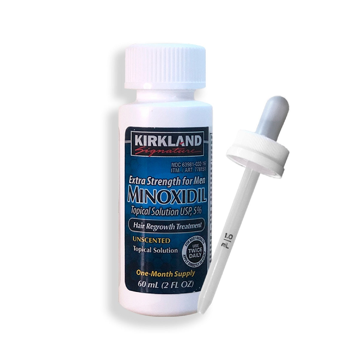 2 Minoxidil Líquido Kirkland con gotero original + Derma Roller 4 en 1 + Shampoo Romero Crecepelo 320 ml