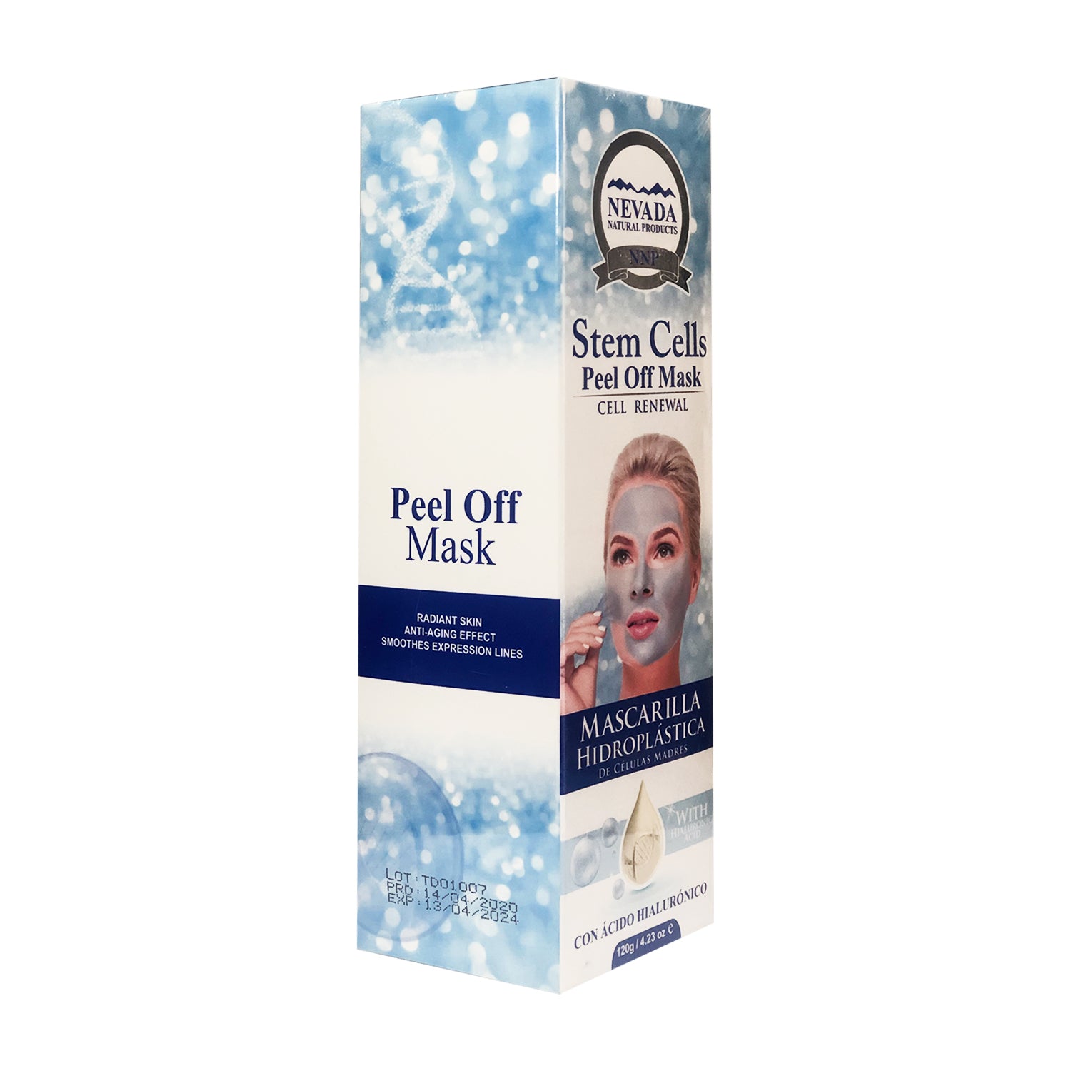 Mascarilla Hidroplastica de Celulas Madres Con Acido Hialuronico 120g