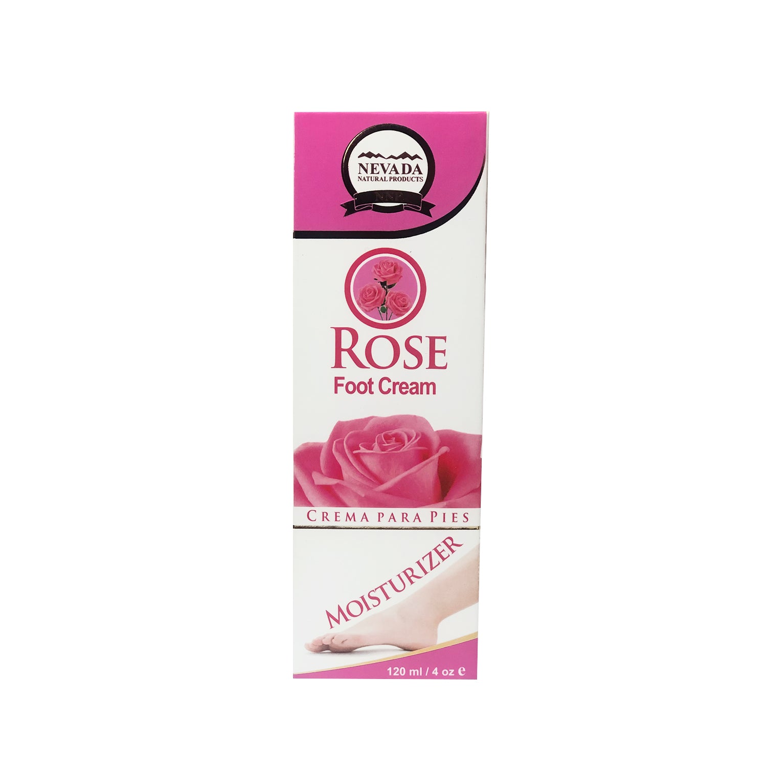 Crema hidratante para pies de Rosas Nevada Natural 120ml